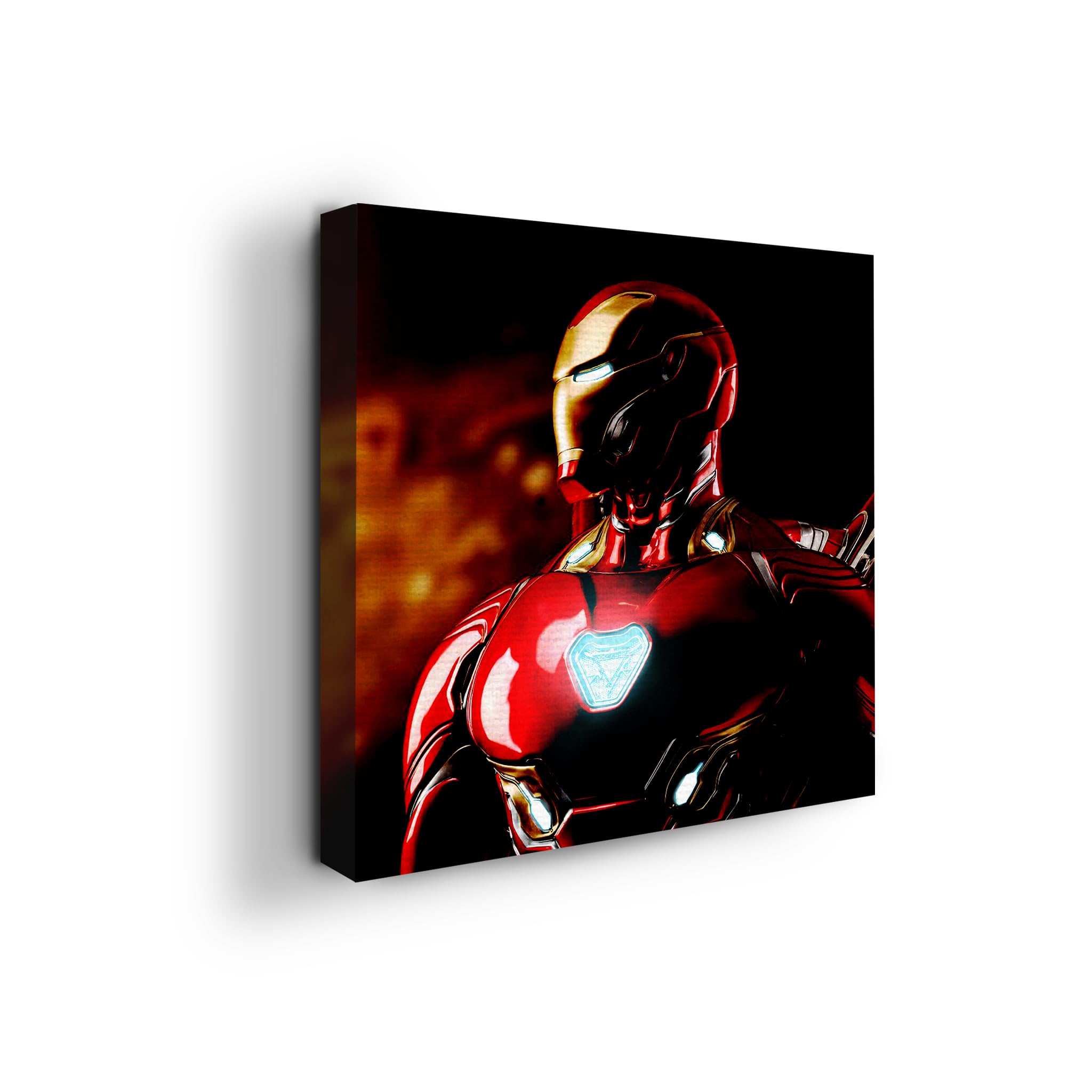 MAVIS PRINT Ironn Mann 14x14 inches Marval Wall Decor | HD Printed & Wooden framed wall art | Modern Wall Decor for Bedroom, Living Room, Office, Kids