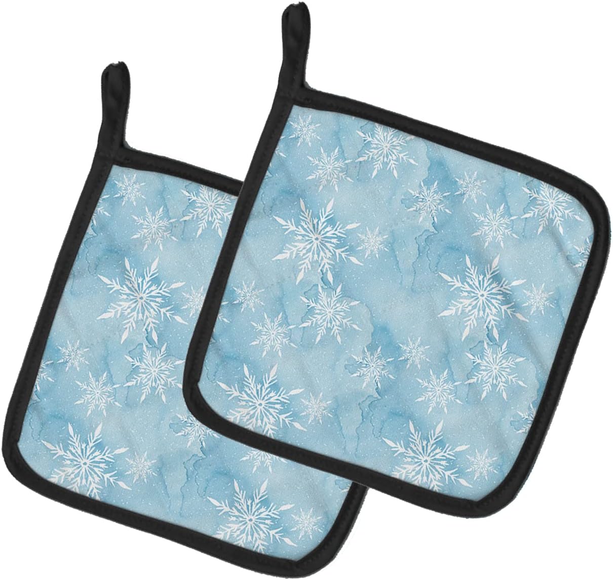 Caroline's Treasures BB7560PTHD Watercolor St Patrick's Day Lucky Leprechan Pair of Pot Holders Kitchen Heat Resistant Pot Holders Sets Oven Hot Pads for Cooking Baking BBQ, 7 1/2 x 7 1/2