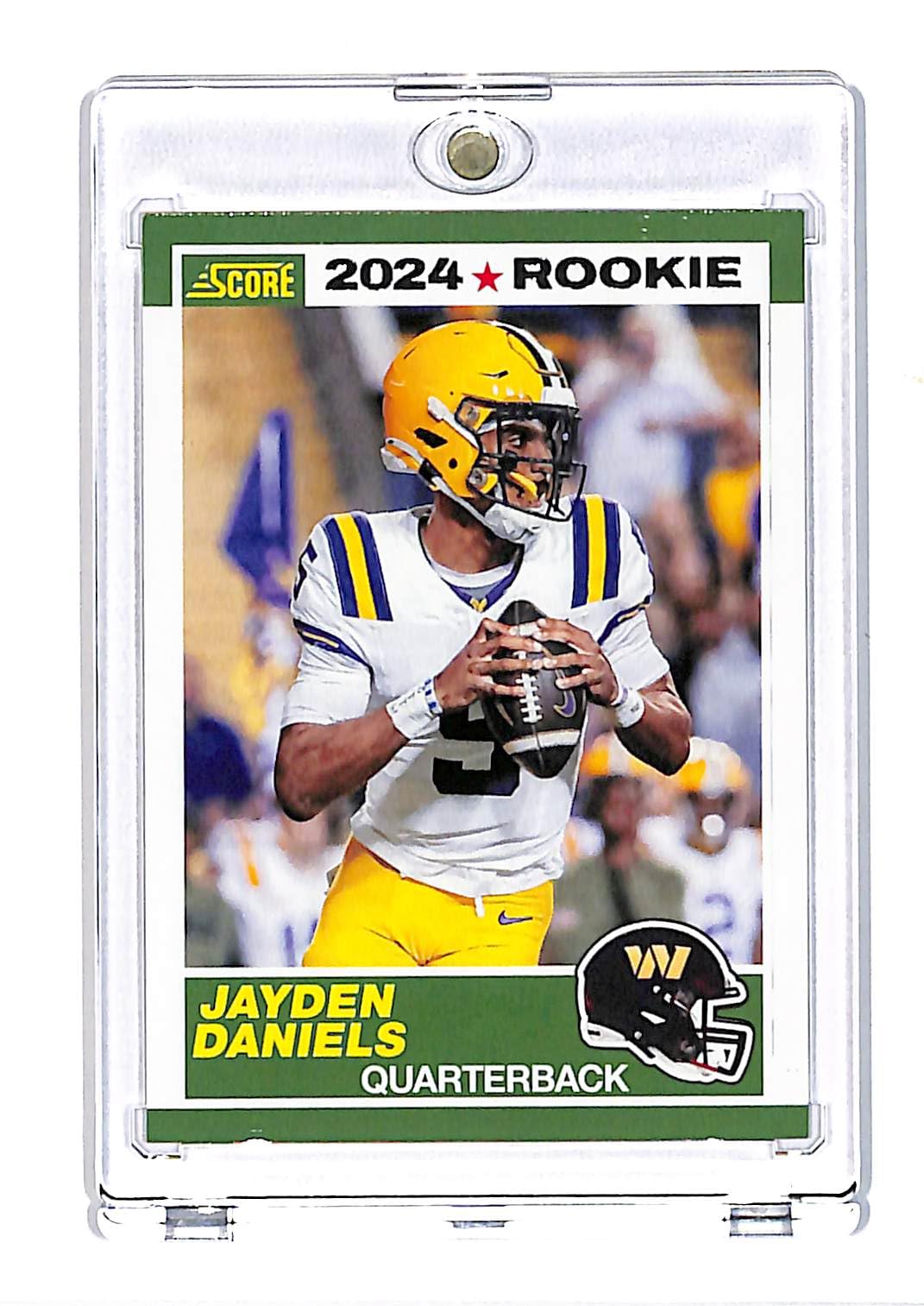 2024 Score Football Panini #2 Jayden Daniels 1989 Retro Rookie