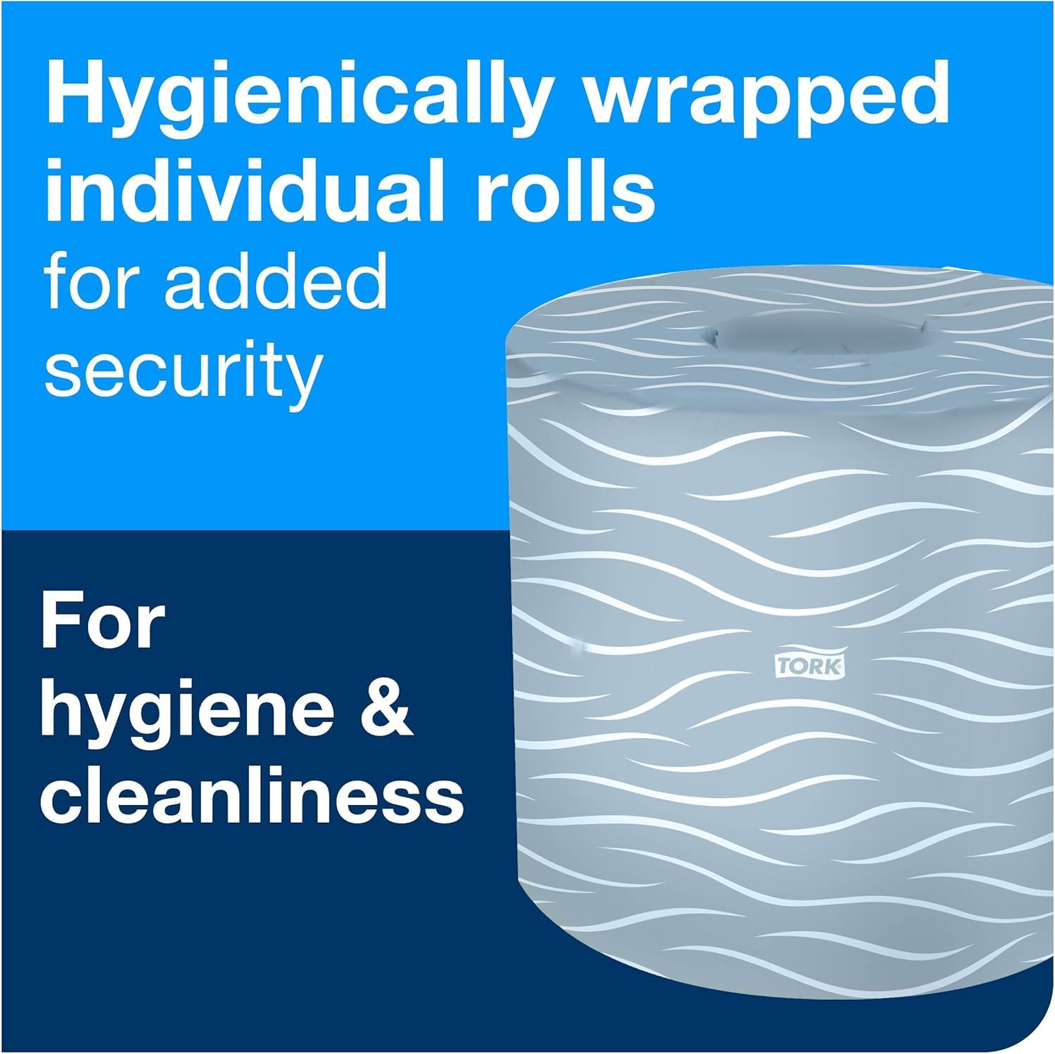 Tork Universal Bath Tissue Roll, 2-Ply, 48 rolls, 500 sheets, TM1601A, White + Tork Multifold Hand Towel, 100% recycled, FSC certified, Compatible with H2 Dispensers, 16 packs x 250 sheets (MK520A)