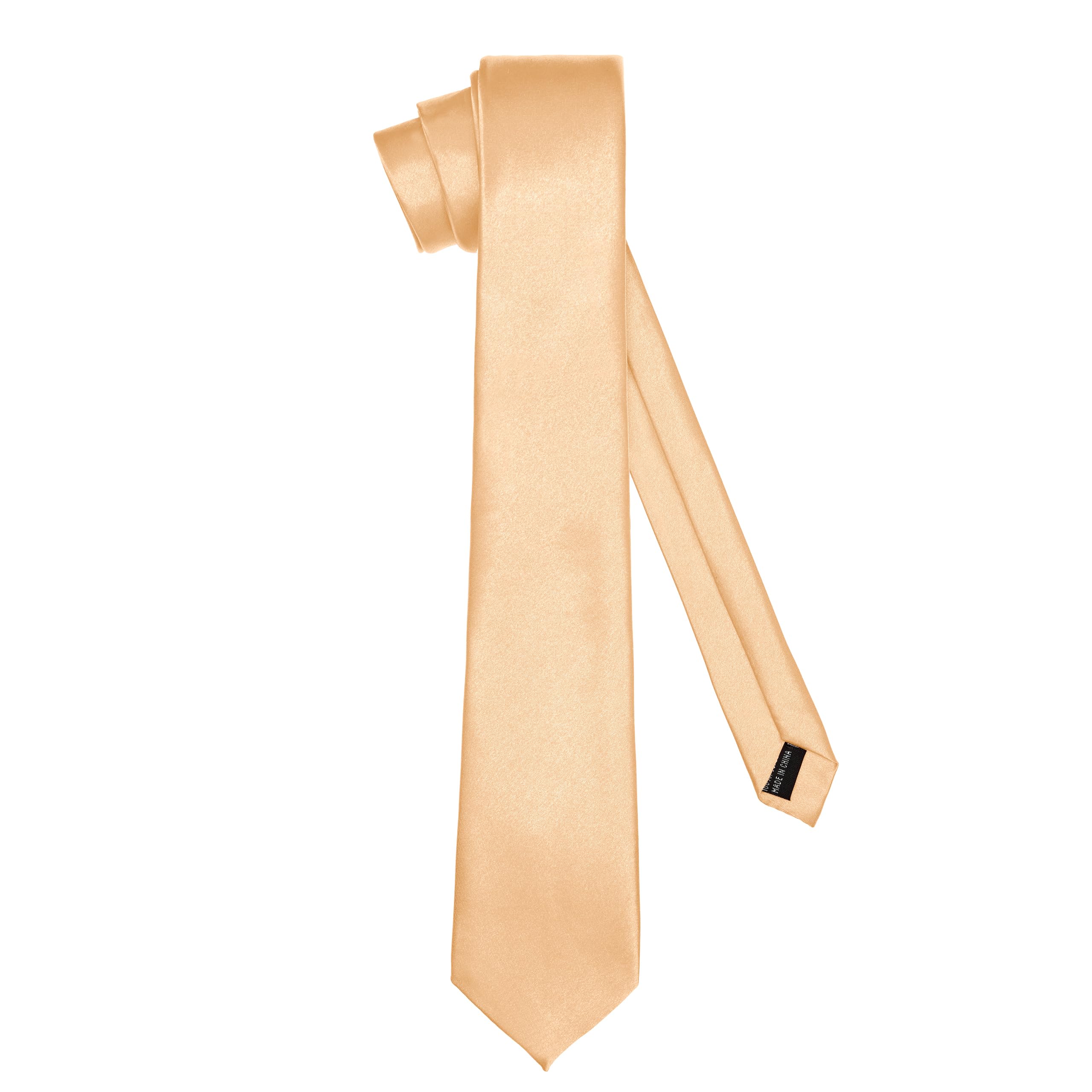 Ladeheid Klassische Herren Krawatte, glänzend, Perfekt für Büro & Festlichkeiten, Vielfältige Farben - Ideal für Geschäftsmeetings, Hochzeiten Größe 150cm x 7cm TMS-7