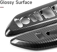 Vista 5 de Calcomanías para cubierta de panel de control de elevación de ventana de automóvil para Honda Civic 2016-2021, accesorios de 10ª