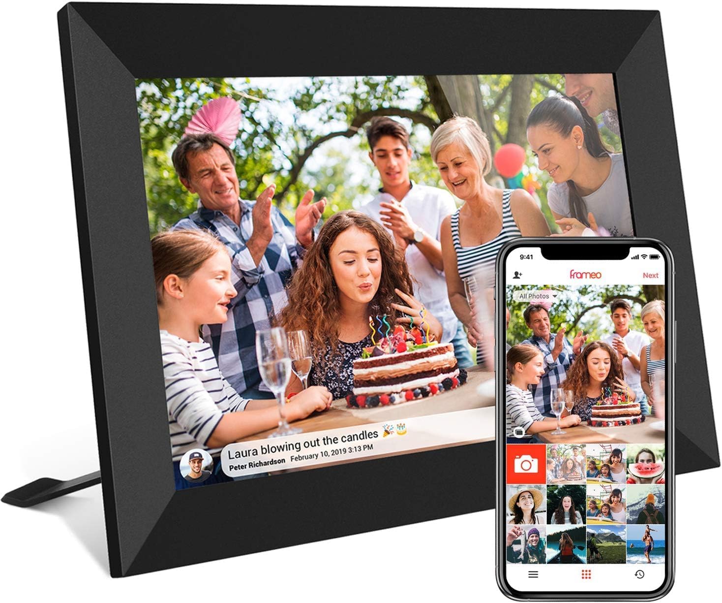 digital picture frame photo frame frameo digital frame wifi digital frame for photos videos photo frame electronic