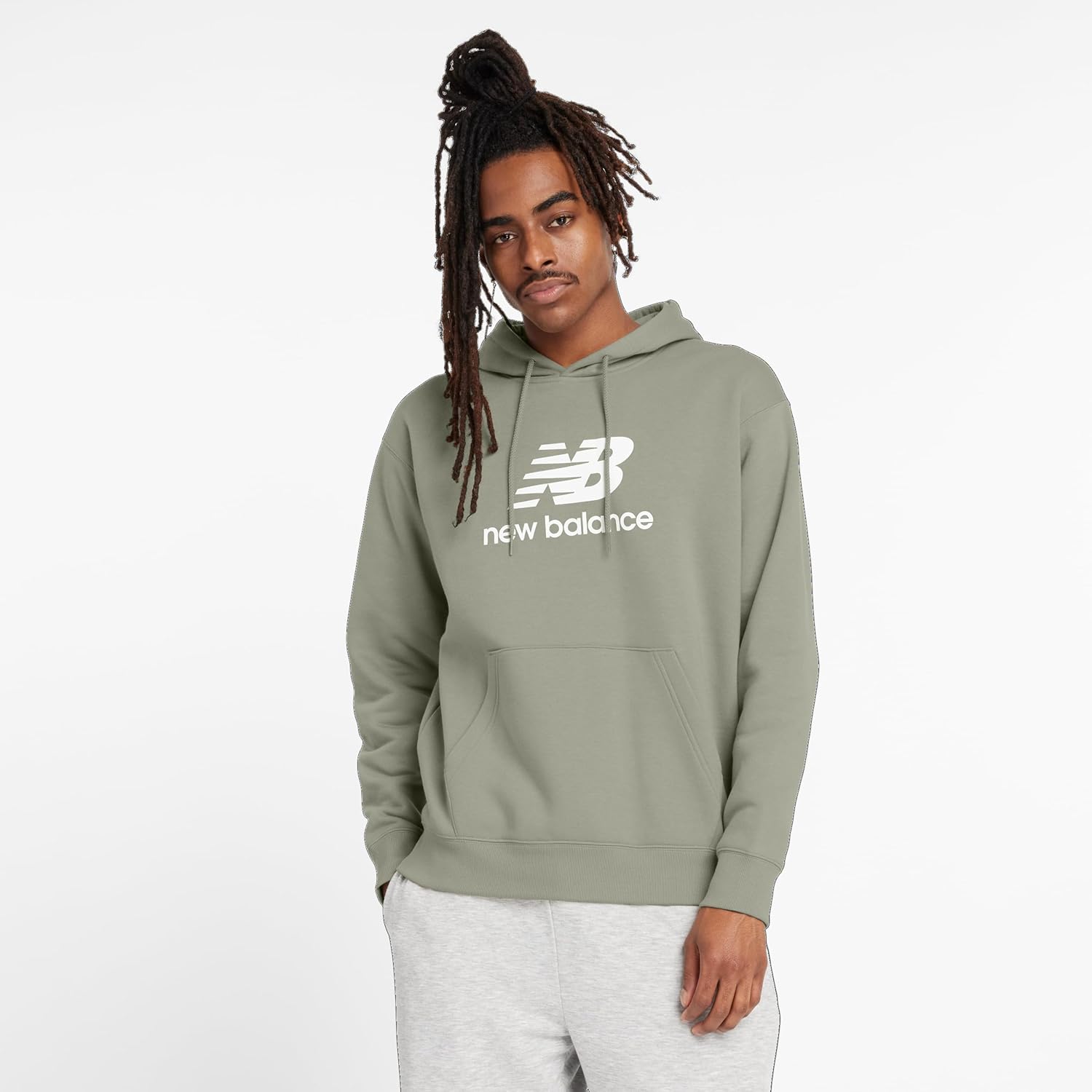 New Balance Men's Sport Essentials Fleece Logo Hoodie