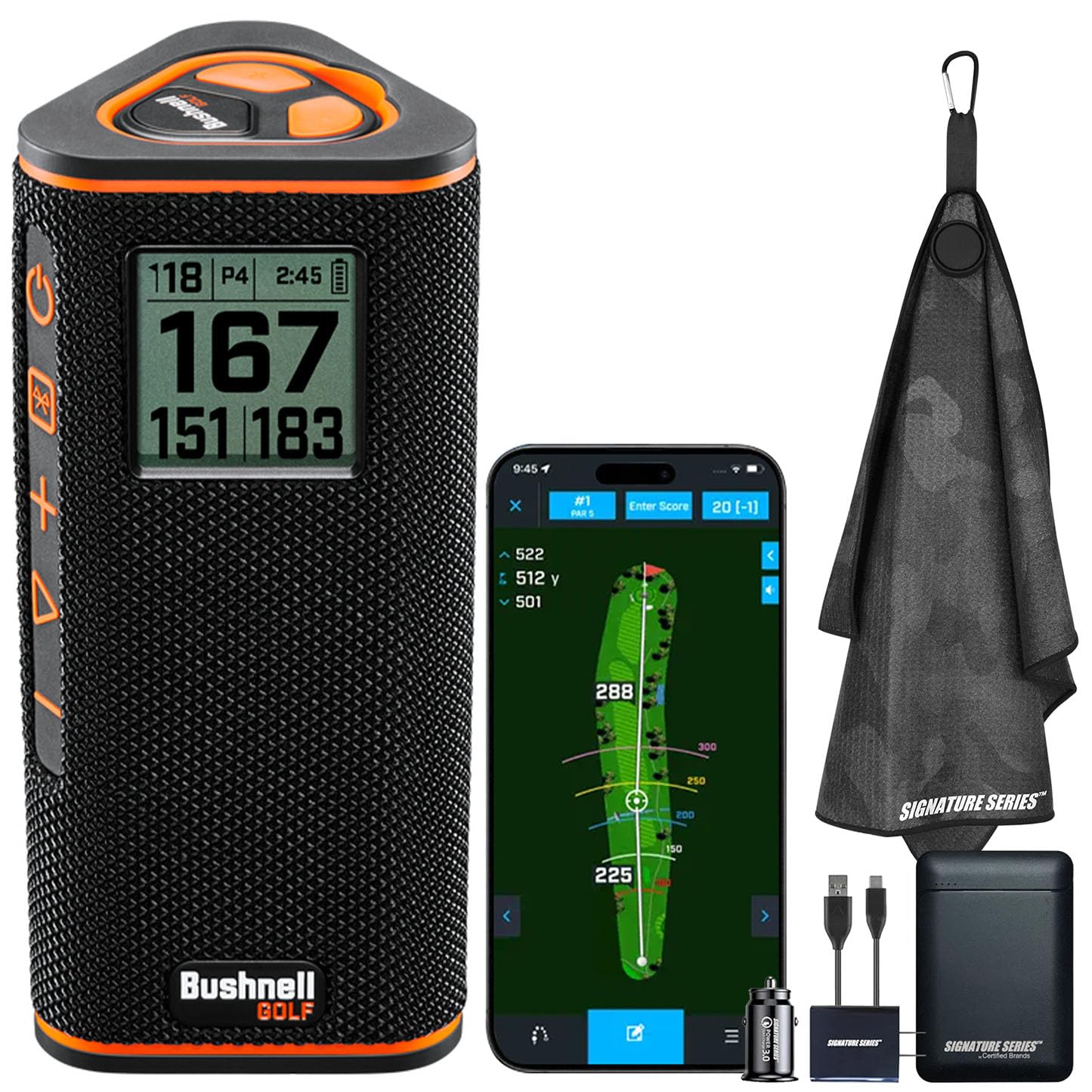 Amazon.com: Bushnell Golf Wingman View GPS Speaker | LCD Screen
