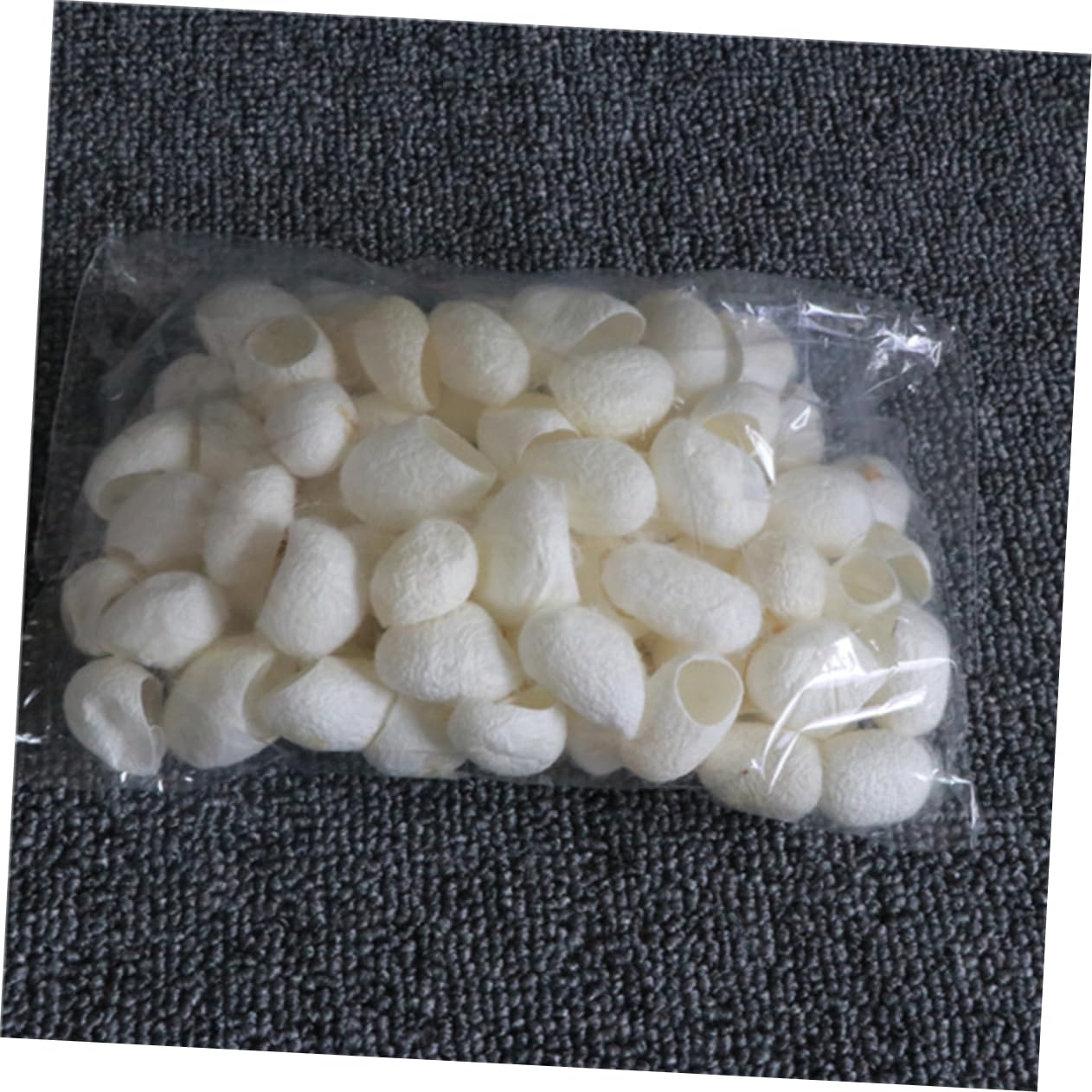 Gatuida Boules de Soie Naturelle Gommage Visage 90 Pcs Exfoliant Blanchissant Nettoyage Peau Sensible Démaquillant Contour des Yeux