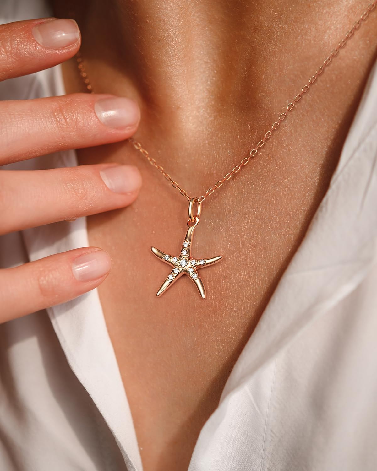 The Nature's Whisper Collection: S925 Sterling Silver 18K Gold Plated Necklace for Women, Dainty Boho Aesthetic Pearl Butterfly Feather Leaf Turtle Pendant, Trendy Minimalist Jewelry Gift for Her