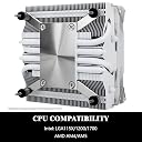 Thermalright AXP90-X47 White Low Profile ITX CPU Air Cooler, 47mm Height, TL-9015W Slim PWM Fan, AGHP Technology, for AMD AM4 AM5/Intel 1150/1151/1200,PC Cooler(White) gallery image