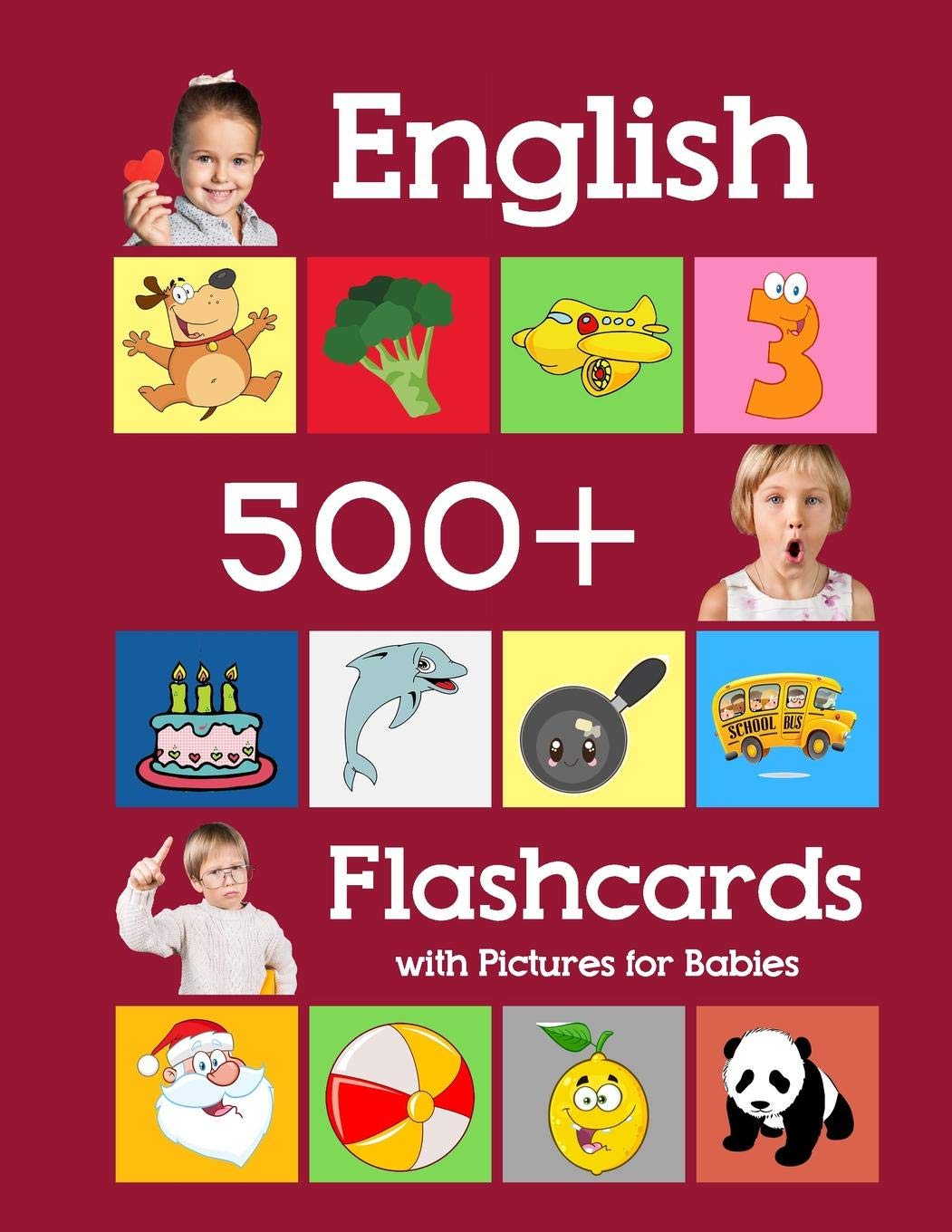 Buy English 500 Flashcards with Pictures for Babies Learning