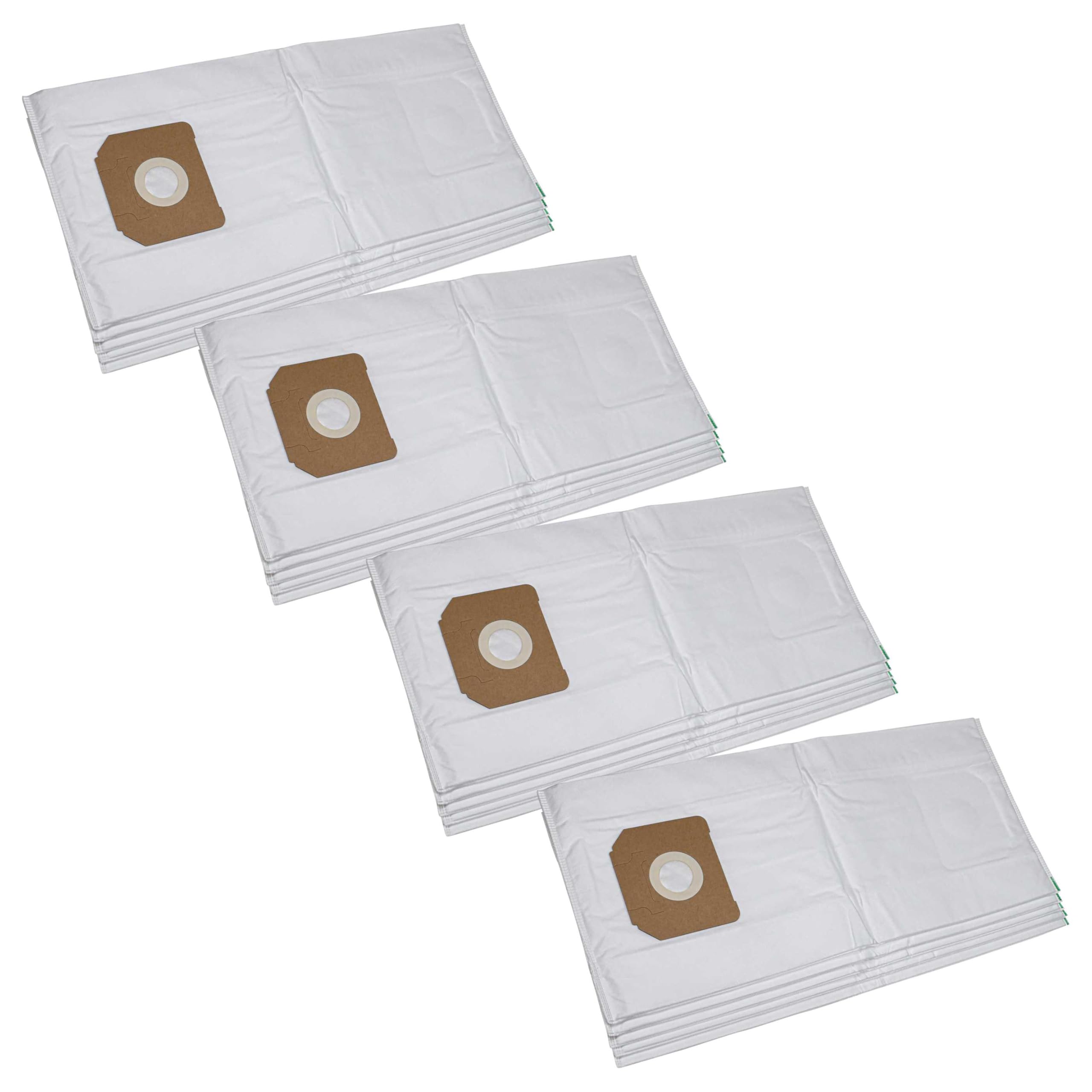 vhbw 20x Sacs compatible avec Würth ISS 45-M ISS 55-S, ISS 35-S aspirateur - 34cm x 30cm blanc