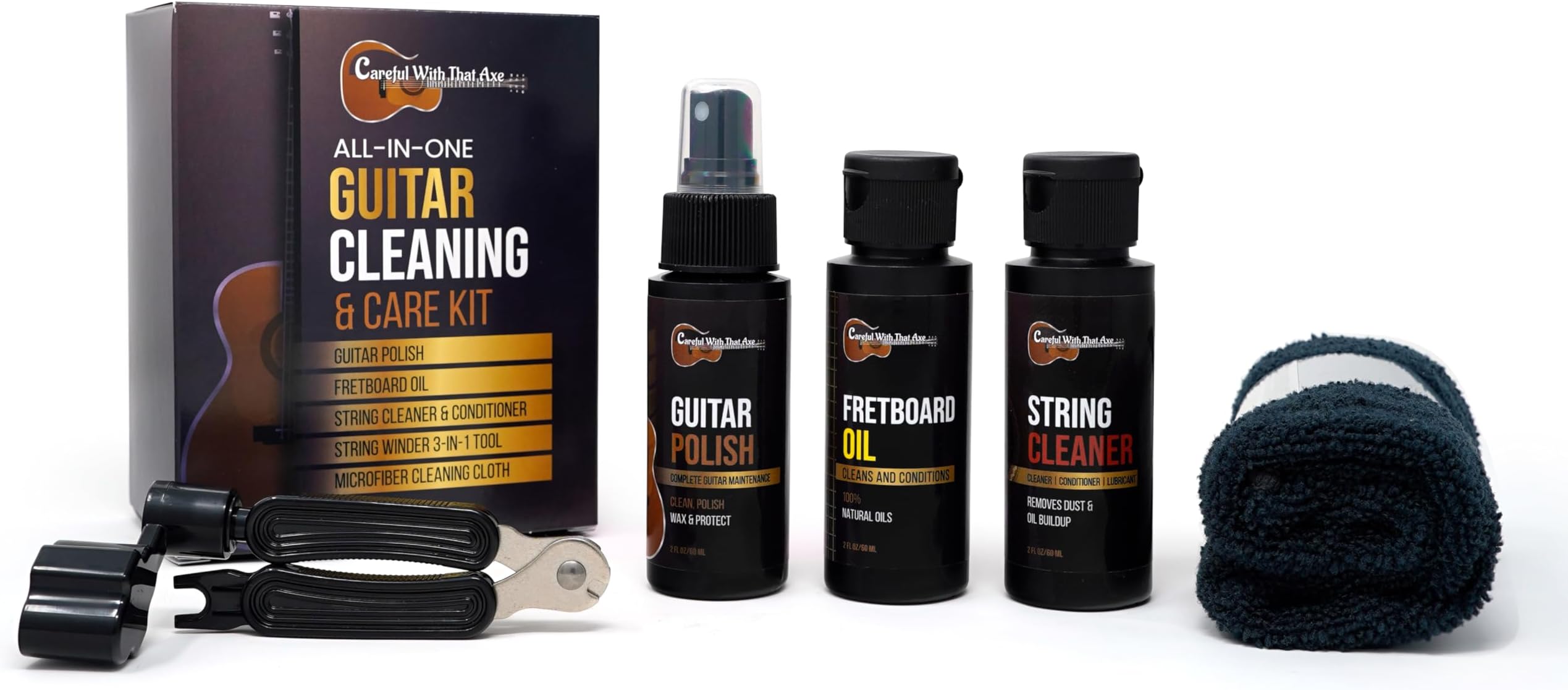 Martin Guitar Polish And Cleaner 4oz - Made With Carnauba Wax (USA)