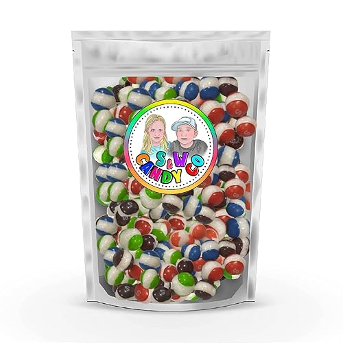 S&W Candy Co. Freeze Dried Wild Berry Skittles Freeze Dried Candy 9oz BIG BAG Unique Exotic Candy Freetles PROUDLY MADE IN THE USA Unique
