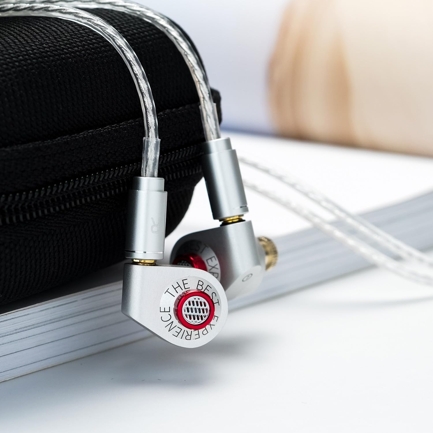 HiFiGo BGVP P05 Single Dynamic Driver in-Ear Monitors, 10mm PU+Ceramic DD IEMs in-Ear Earphones with Adjustable Tuning Filter and Interchangeable MMCX Cable (3.5mm Without mic)