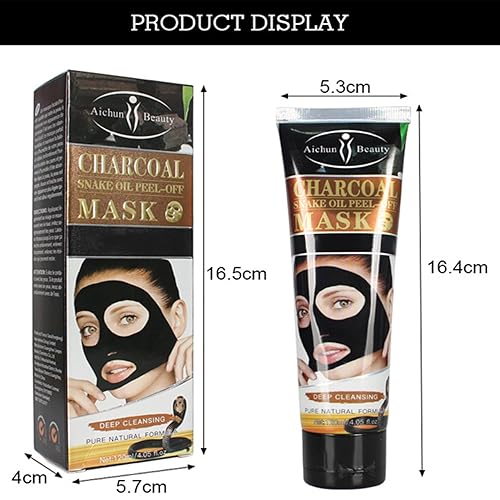 Miniatura 9 de AICHUN BEAUTY Mascarilla facial Peel-Off Aceite de limpieza profunda y poros sucios Recuperar la piel de la cara Vitamina A y E 4.1 fl oz4.05fl.oz