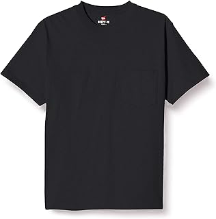 [ヘインズ] Tシャツ ポケットTシャツ ビーフィー-T ポケT BEEFY-T 1枚組 綿100% 肉厚生地 ヘビーウェイトT 生地が丈夫で肌になじむ メンズ