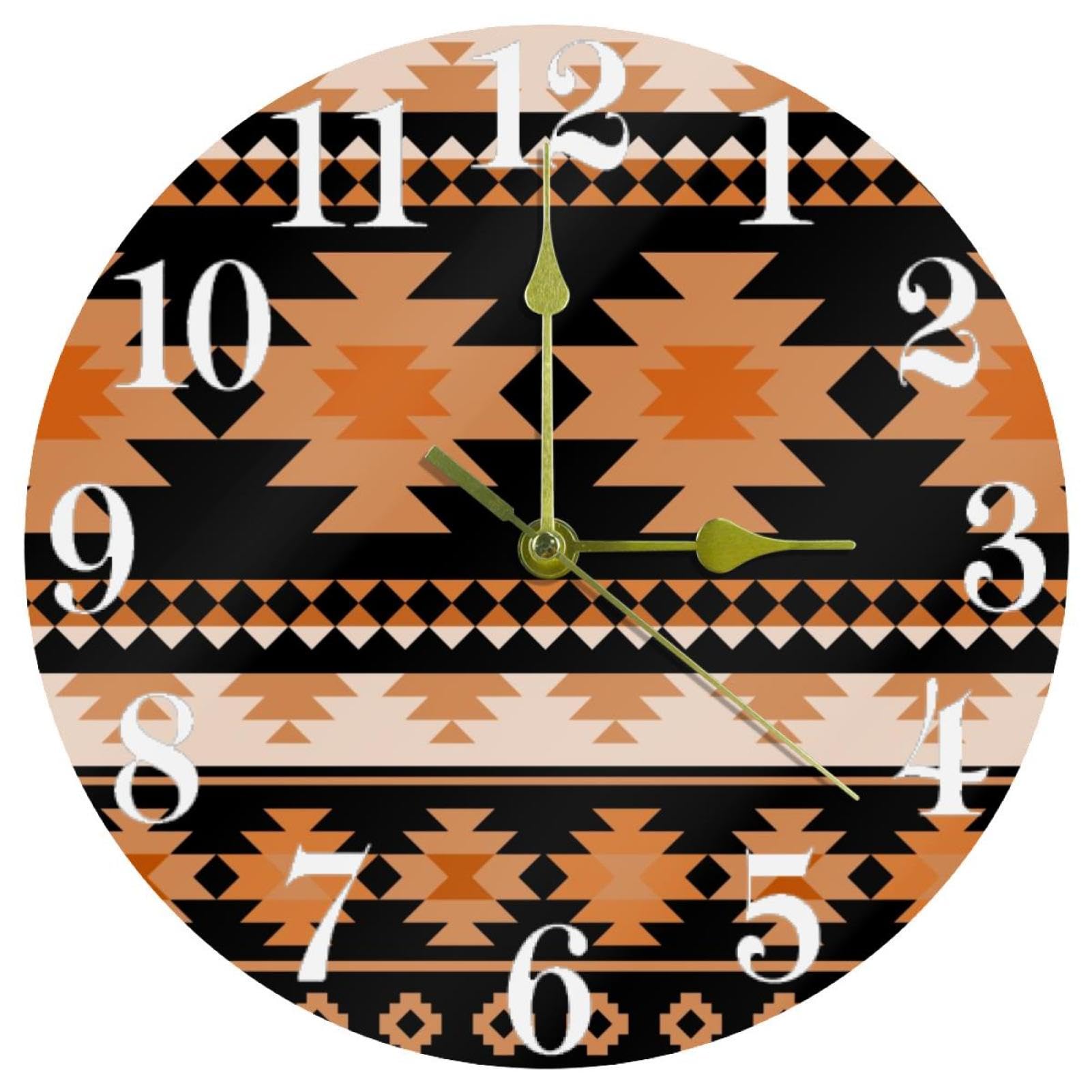 Horloge murale indienne ethnique à offrir pour une crémaillère ou un bureau