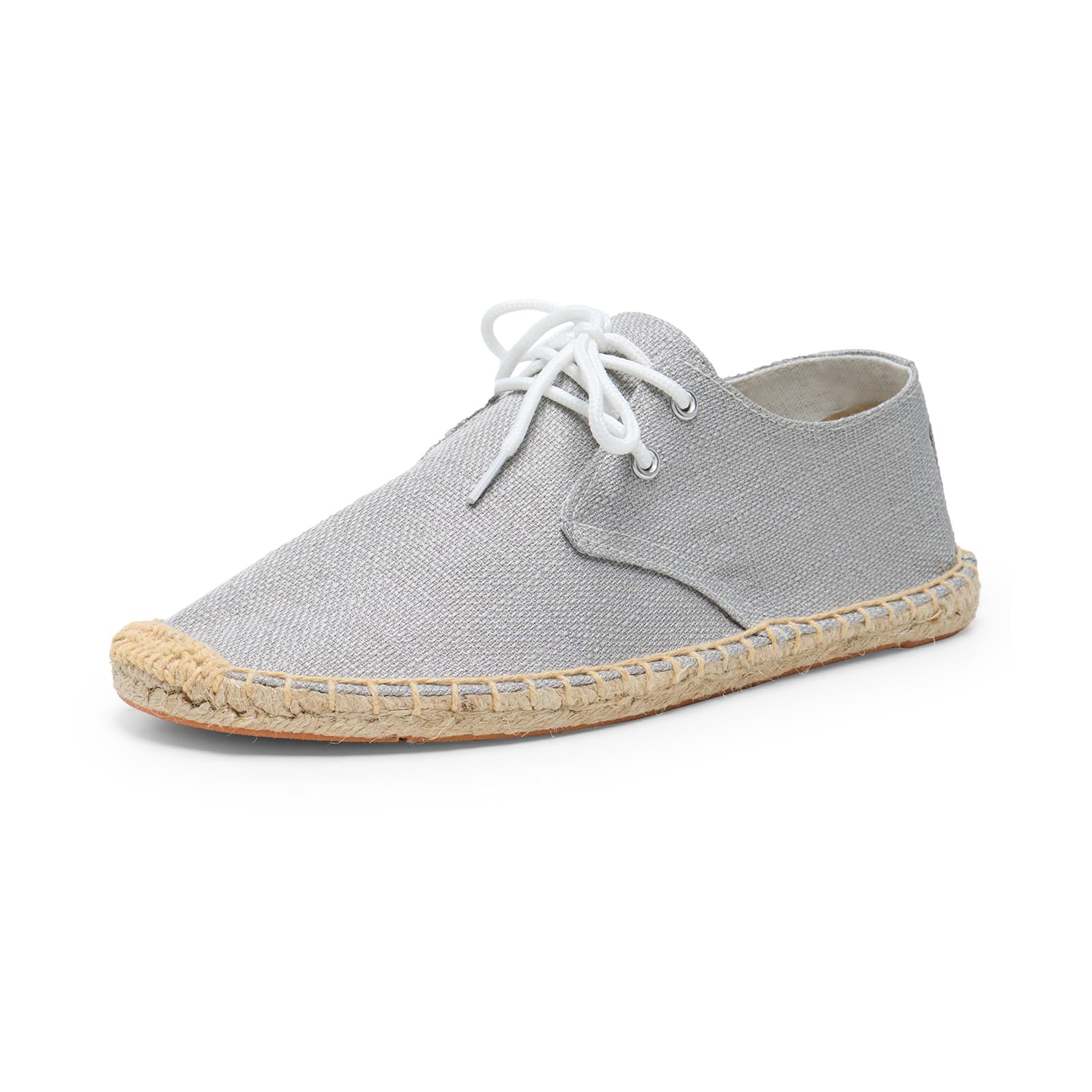 Alexis Leroy Alpargatas de Lona para Hombre Lace Up Espadrillas