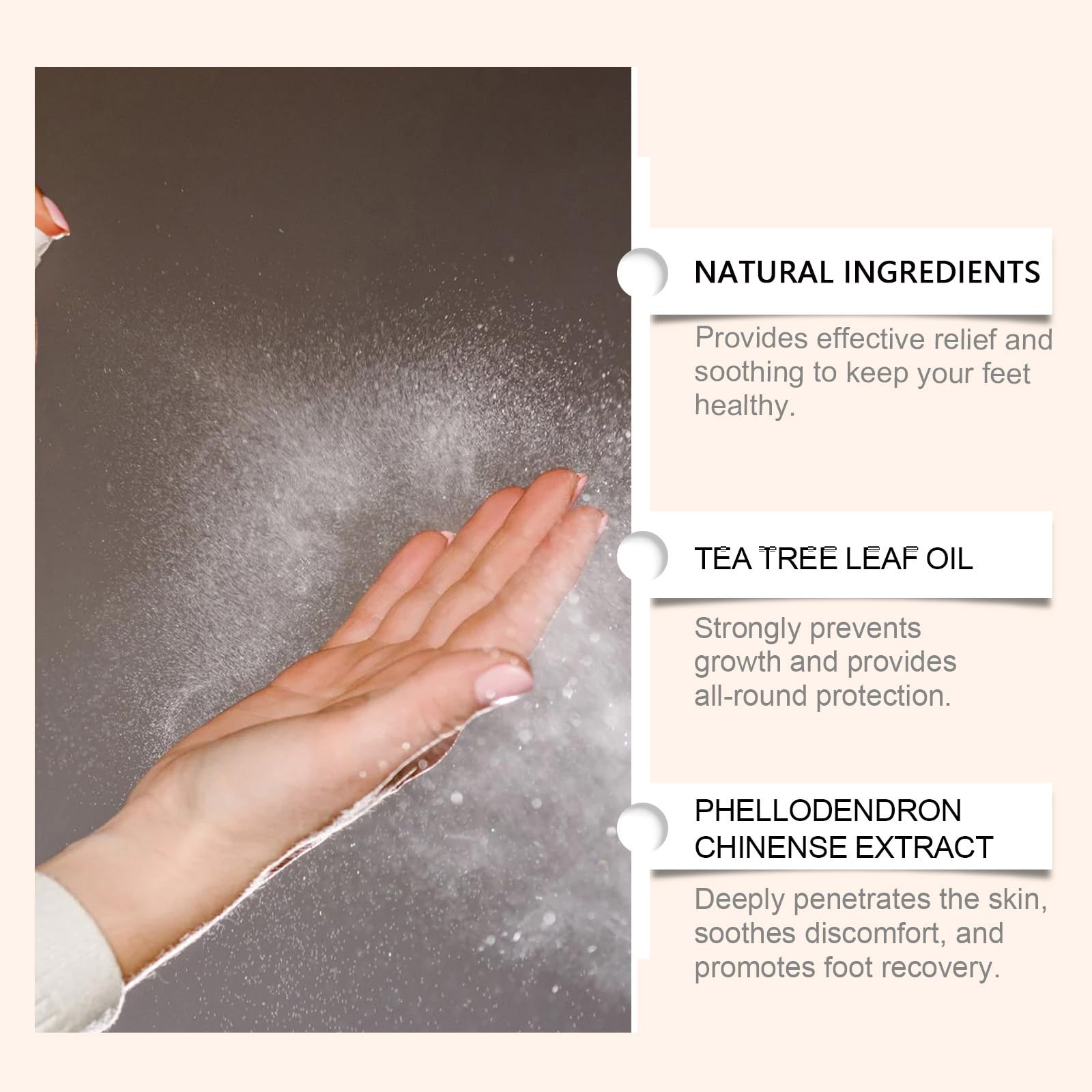 Timilk Advanced Nail Repair Spray, siero e rinforzante per unghie, idratante per unghie visibilmente più sane, nuovo trattamento lenitivo 2025, crescita sana con cura del piede e delle unghie (3 pezzi