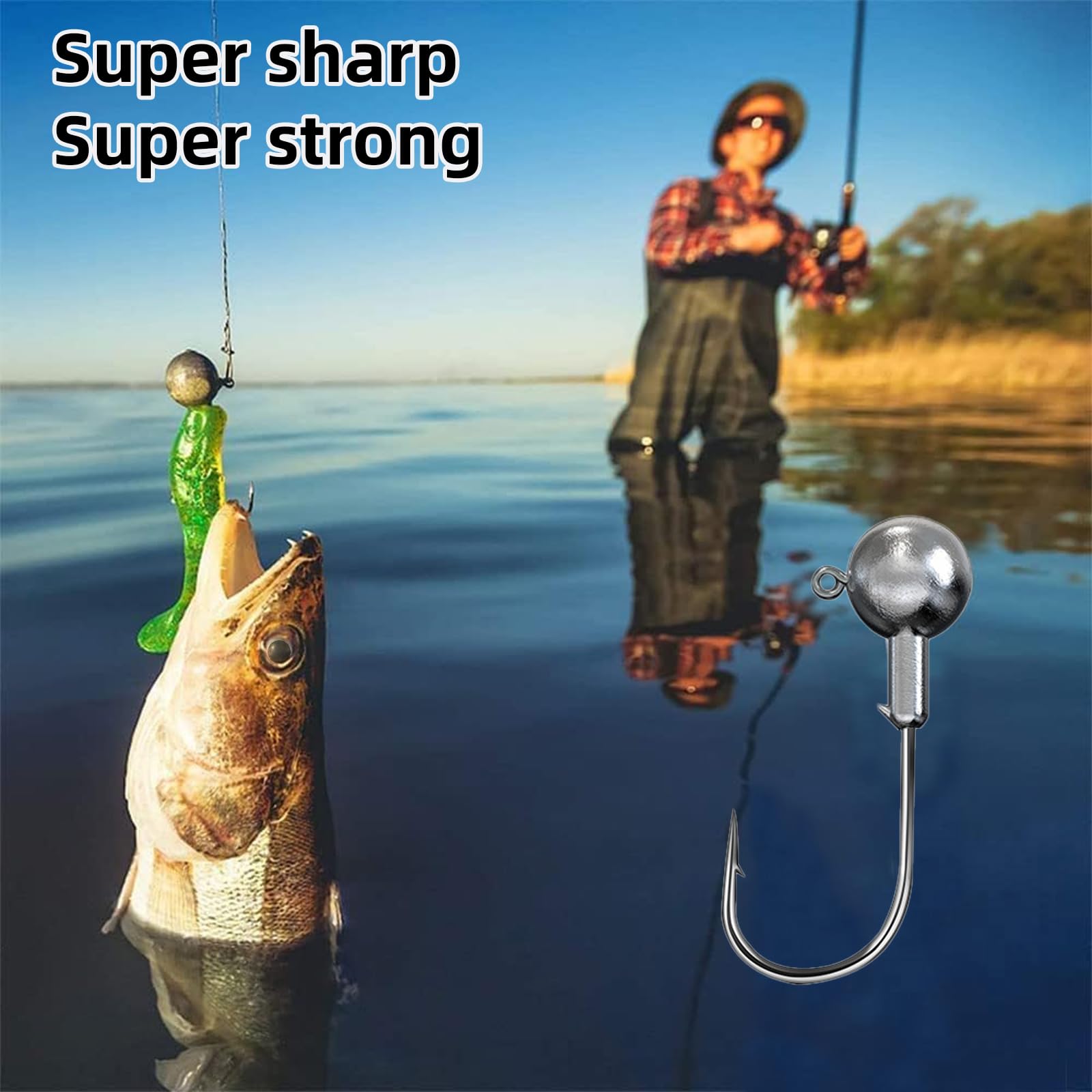 25 pz Testine Piombate Spinning, Teste Piombate Gancio Ami da Pesca per Esche Morbide Testa di Jig da Pesca Esche da Pescas In Metallo Esca da Jigging 20g,16g,10g,7g,5g