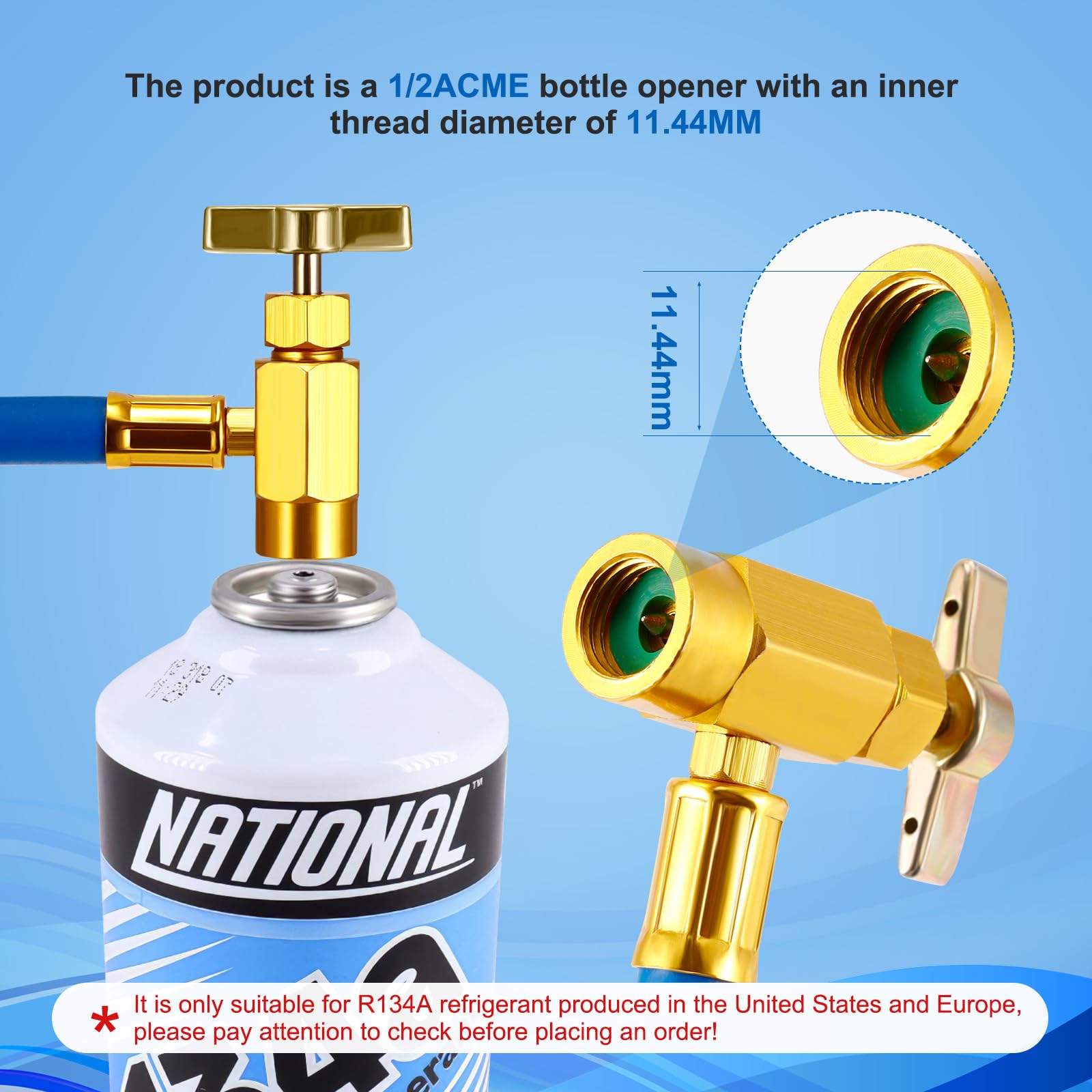 R134A R22, tubo di ricarica per aria condizionata, refrigerante per auto, tubo di riempimento con misuratore, adattatore per tubo di raffreddamento, refrigerante, set di ricarica per aria condizionata