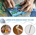 Vodiye 14 Tailles Crochet Crochet Ensemble 2.0–10.0mm, Aiguilles au Crochet en métal coloré, Ergonomie pour Crochet confortable