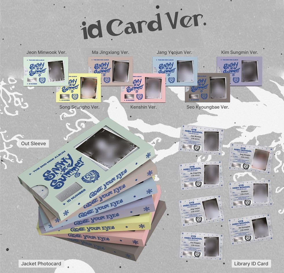 Amazon.co.jp: [ ID Card Ver. ] CLOSE YOUR EYES - 2ND MINI ALBUM