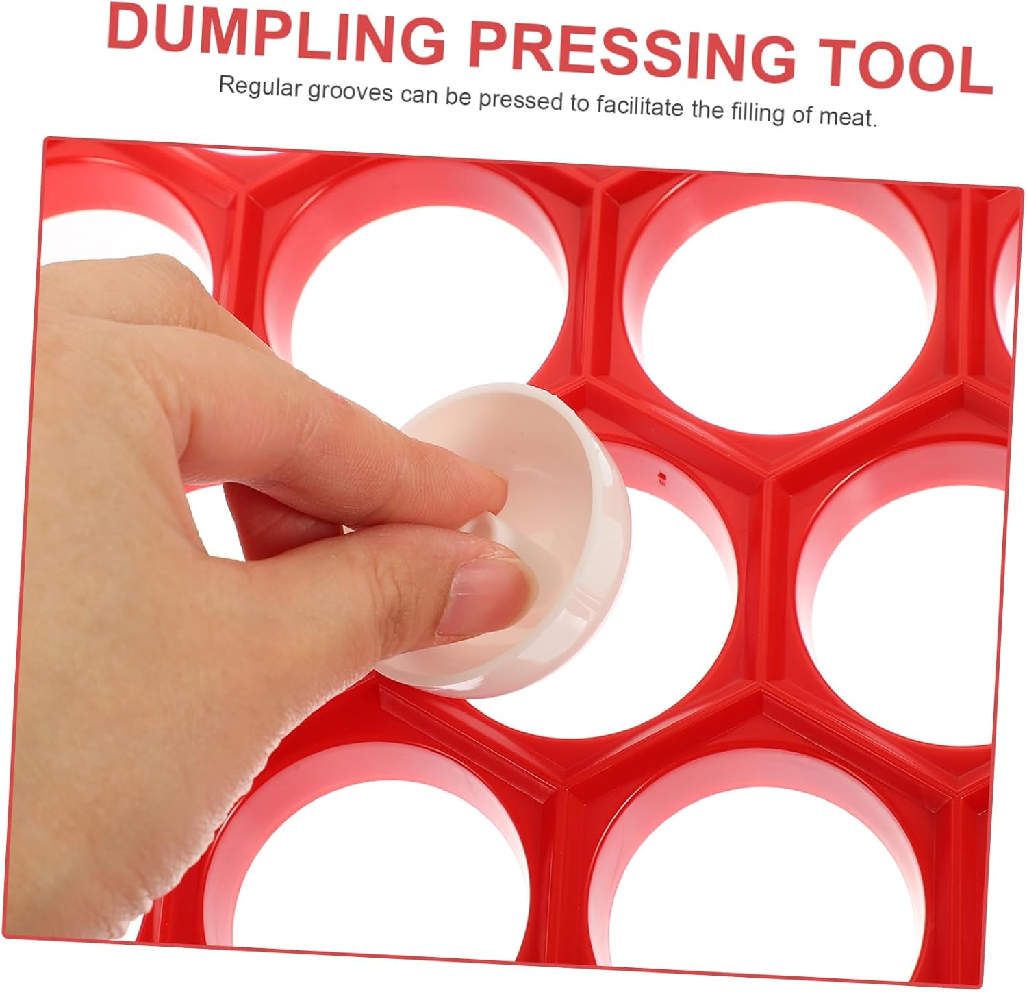 Homemade Dumpling Skin Mold Maker Kitchen Dumpling Press Non-skid Design Easy to Wash for Pot Stickers Ravioli Wonton