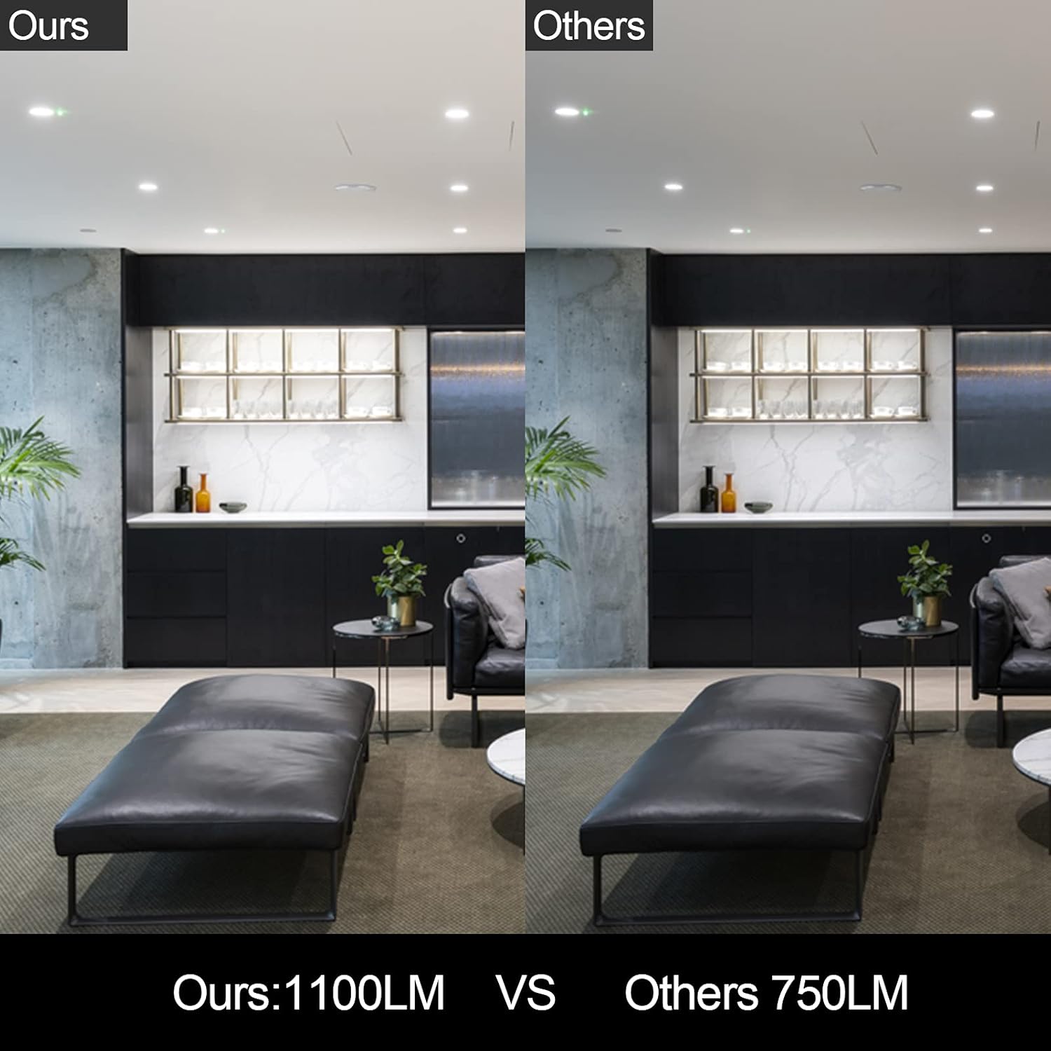 Get Discount Offer 6 inch LED Recessed Lighting, 1100LM Ultra-Thin Wafer Lights with Junction Box, 5000K Daylight Canless Ceiling Downlight, 12W 110W Eqv, 12 Pack High Brightness Slim Panel Light for Home