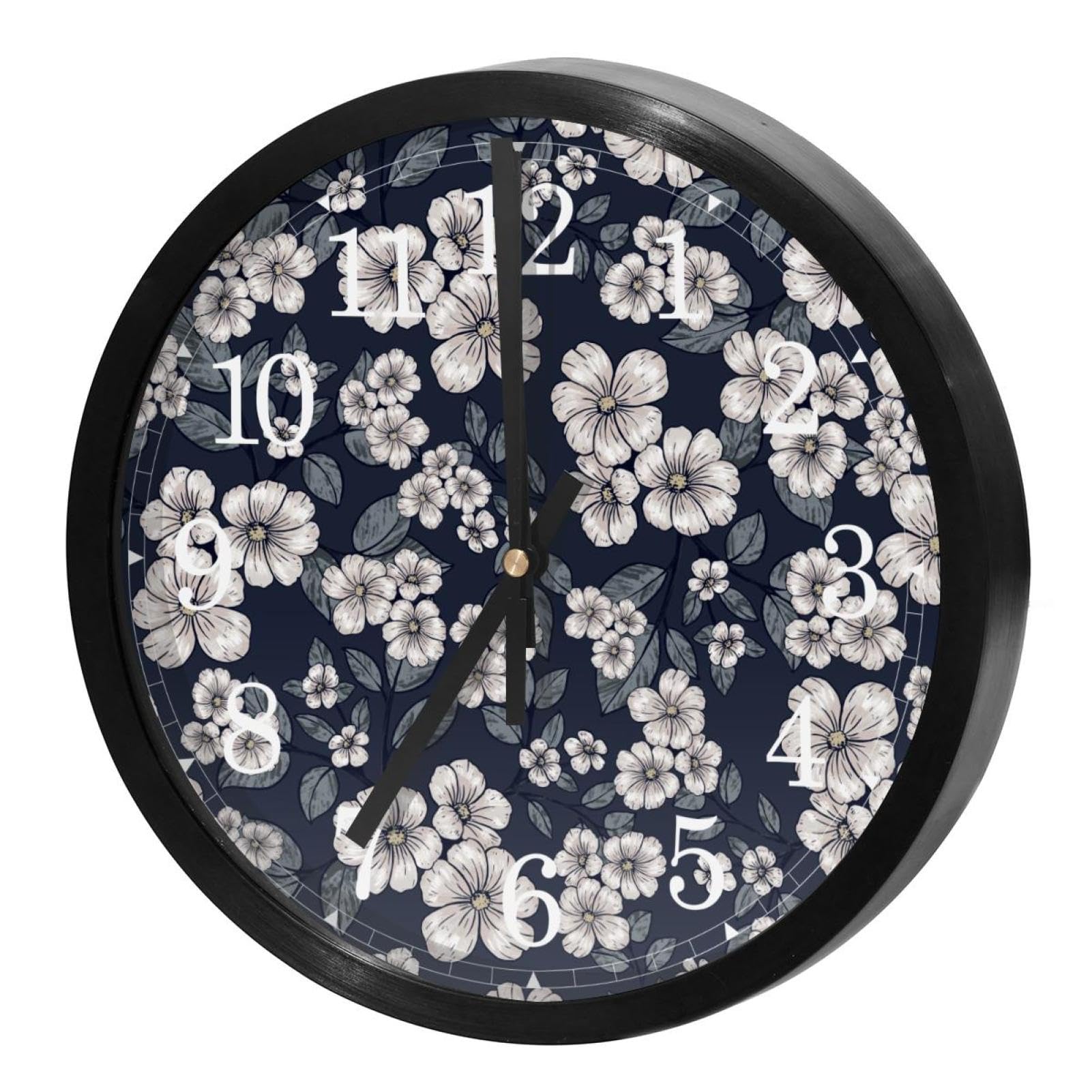 Horloge murale silencieuse à quartz pour retrouver le sommeil et la concentration