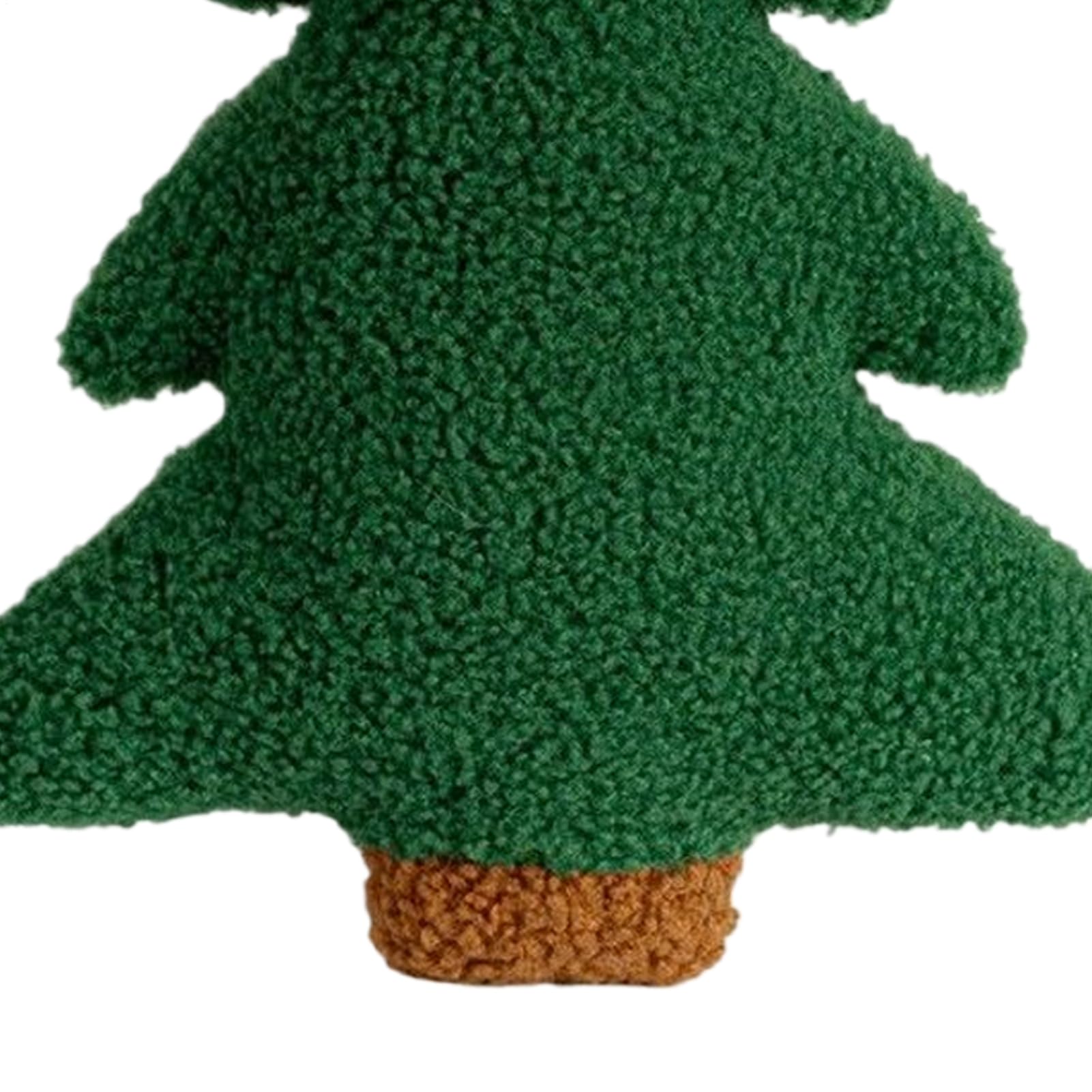 Weihnachtsbaum Kissen - Niedliches Plüschkissen Für Festliche Dekoration