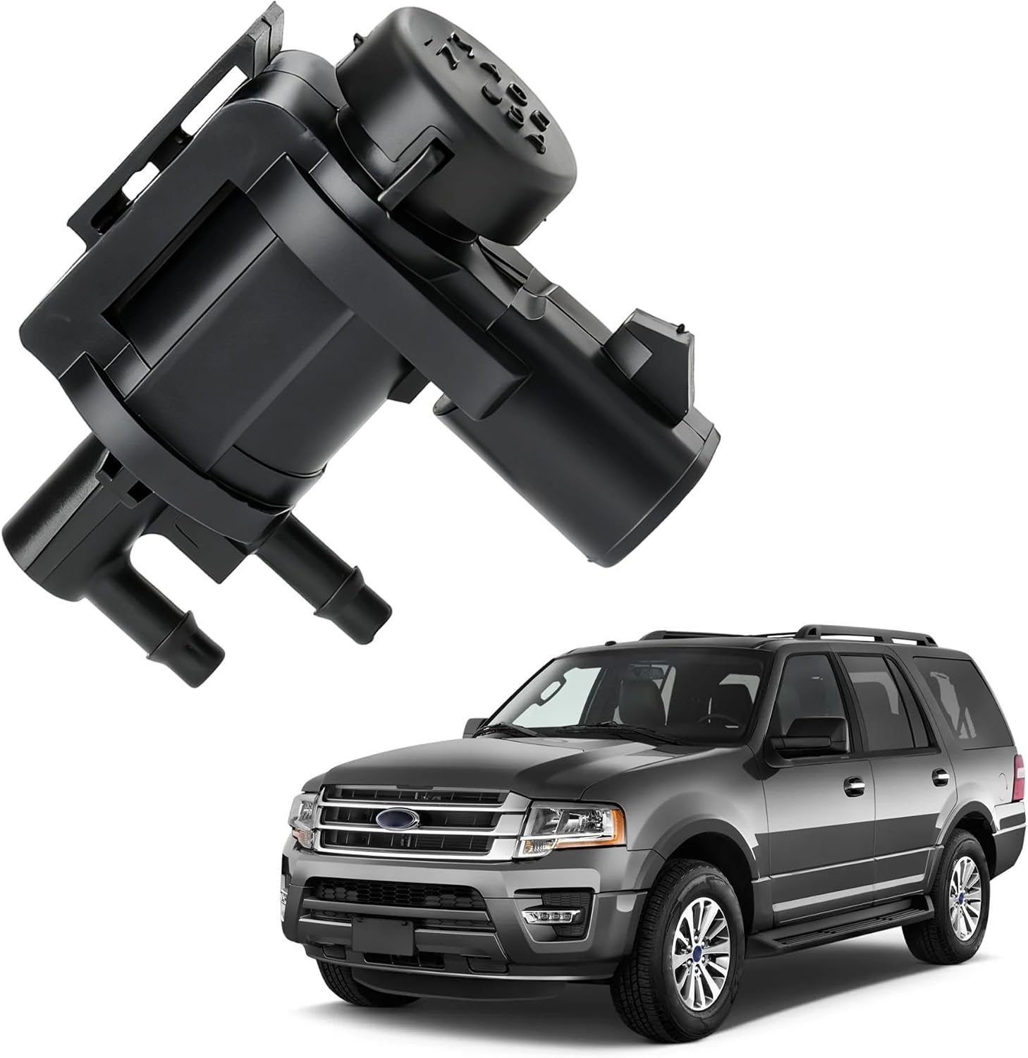 7L1Z-9H465-B IWE Solenoid 4x4 4WD Hub Locking Vacuum Solenoid for Ford F150 Expedition F250 F350 F450 F550, for Lincoln 2008 Mark Lt, for 2006-2023 Navigator # 9L14-9H465-BA 9L14 9H465 BA, 7L1Z9H465B