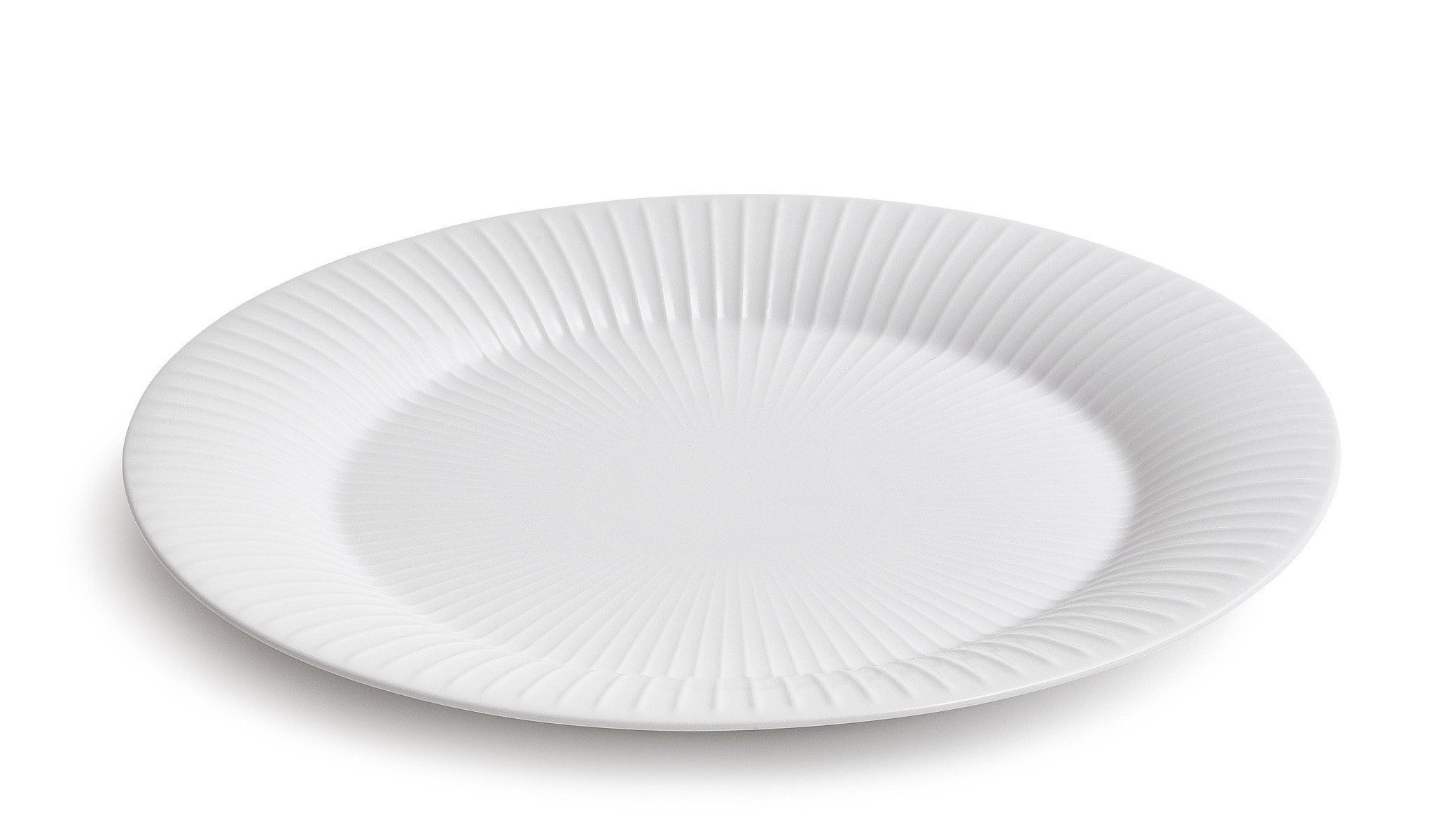 Plateau de service ovale Kähler blanc : sublimez vos plats sans effort