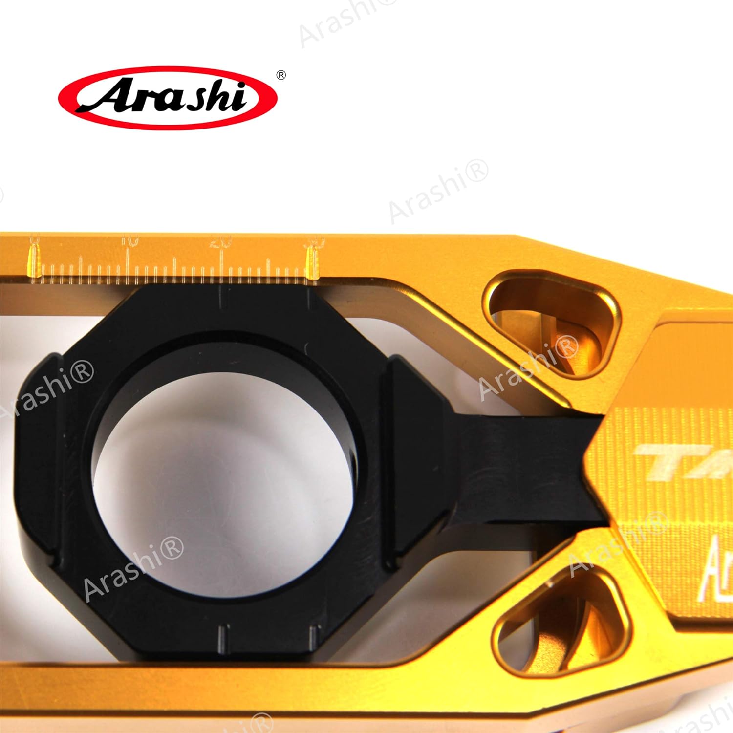 Arashi Rear Axle Spindle Chain Adjuster Tensioner Catena for Yamaha TMAX 530 2012-2016 Motorcycle Accessories T-max 530 TMAX530 Black 2013 2014 2015