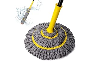 Self-Wringing Twist Mop for Hassle-Free Floor Cleaning