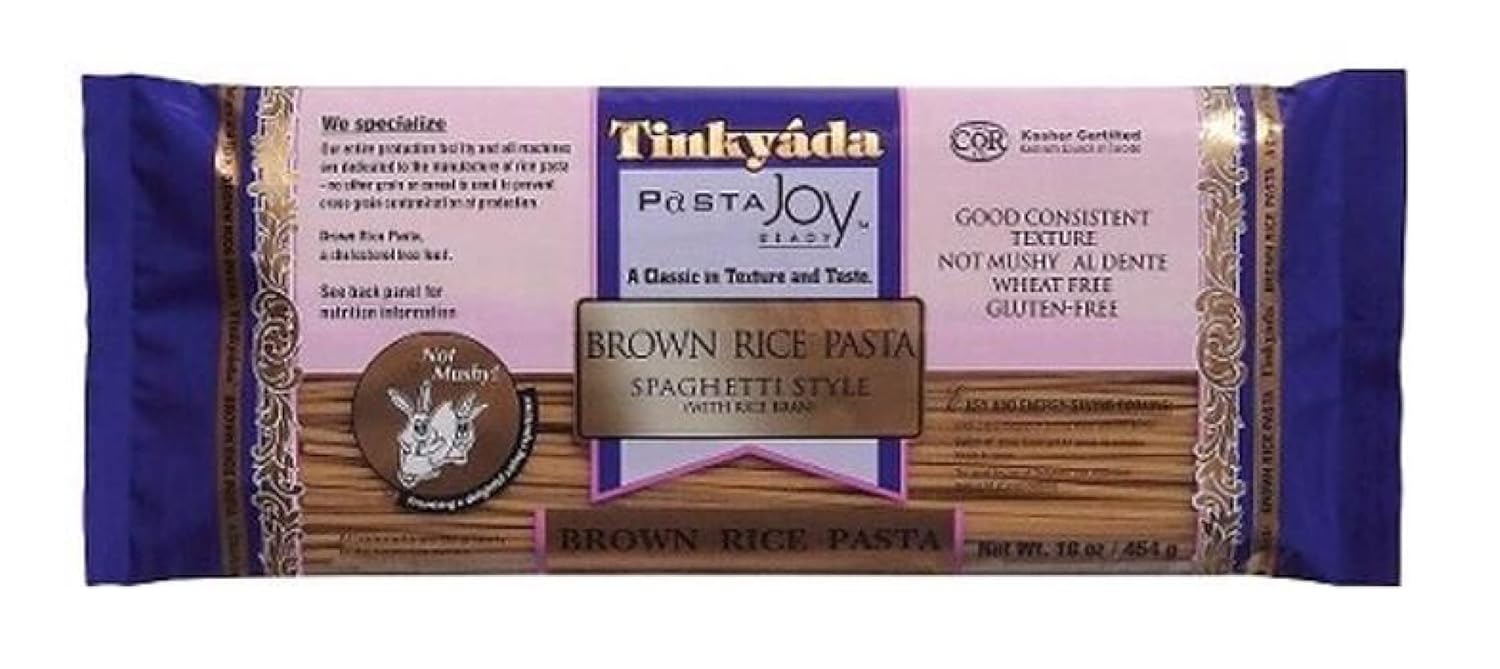 Tinkyada Brown Rice Spaghetti Pasta, 16 Oz (Pack of 6)