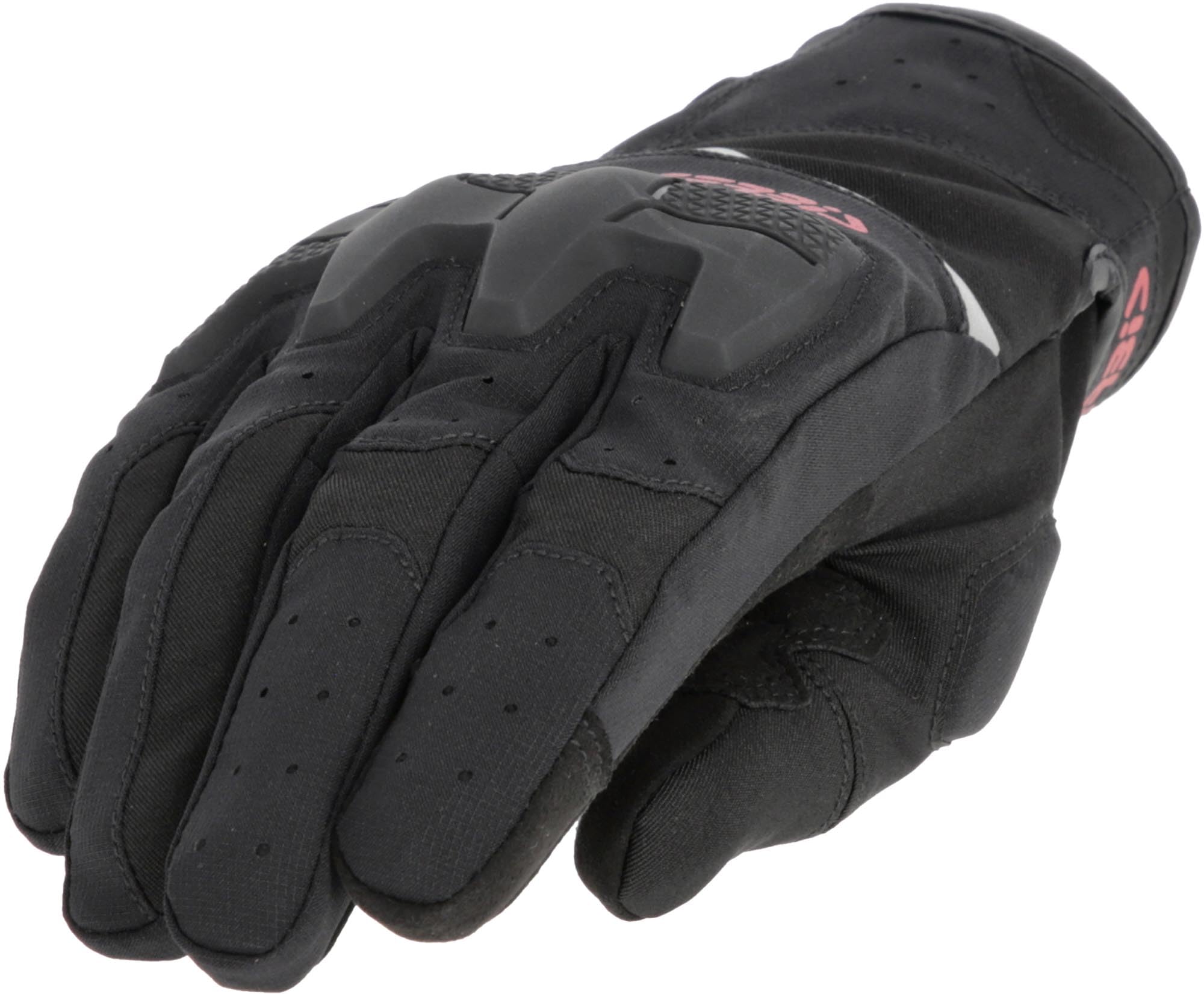 Acerbis X-Street WP wodoodporne rękawice motocyklowe, czarny/czerwony, L