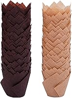 Vista 10 de Ruisita 150 piezas de mini tazas para hornear, tulipán, forros para magdalenas, forros para magdalenas, para bodas, cumpleaños, Navidad, fiestas