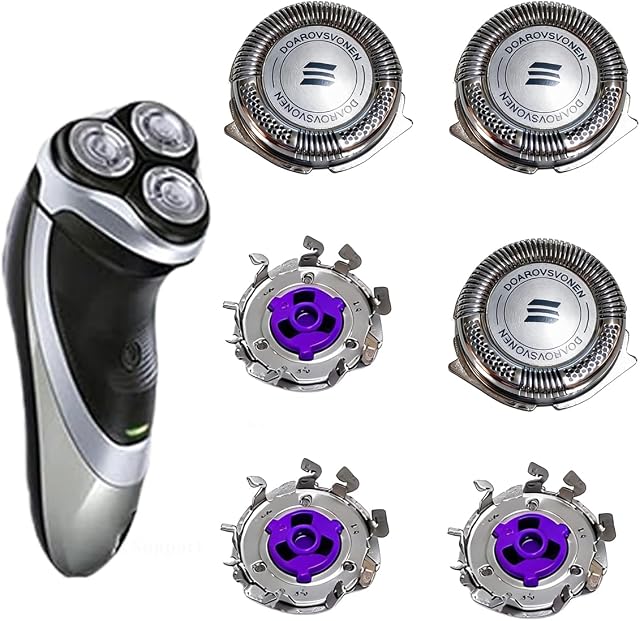 HQ8 Replacement Blades Compatible with Philips Norelco Aquatec Shavers – 3 Pack,Razor Blades for PT720 PT730 AT880 At830 AT810 AT815 Electric Razors