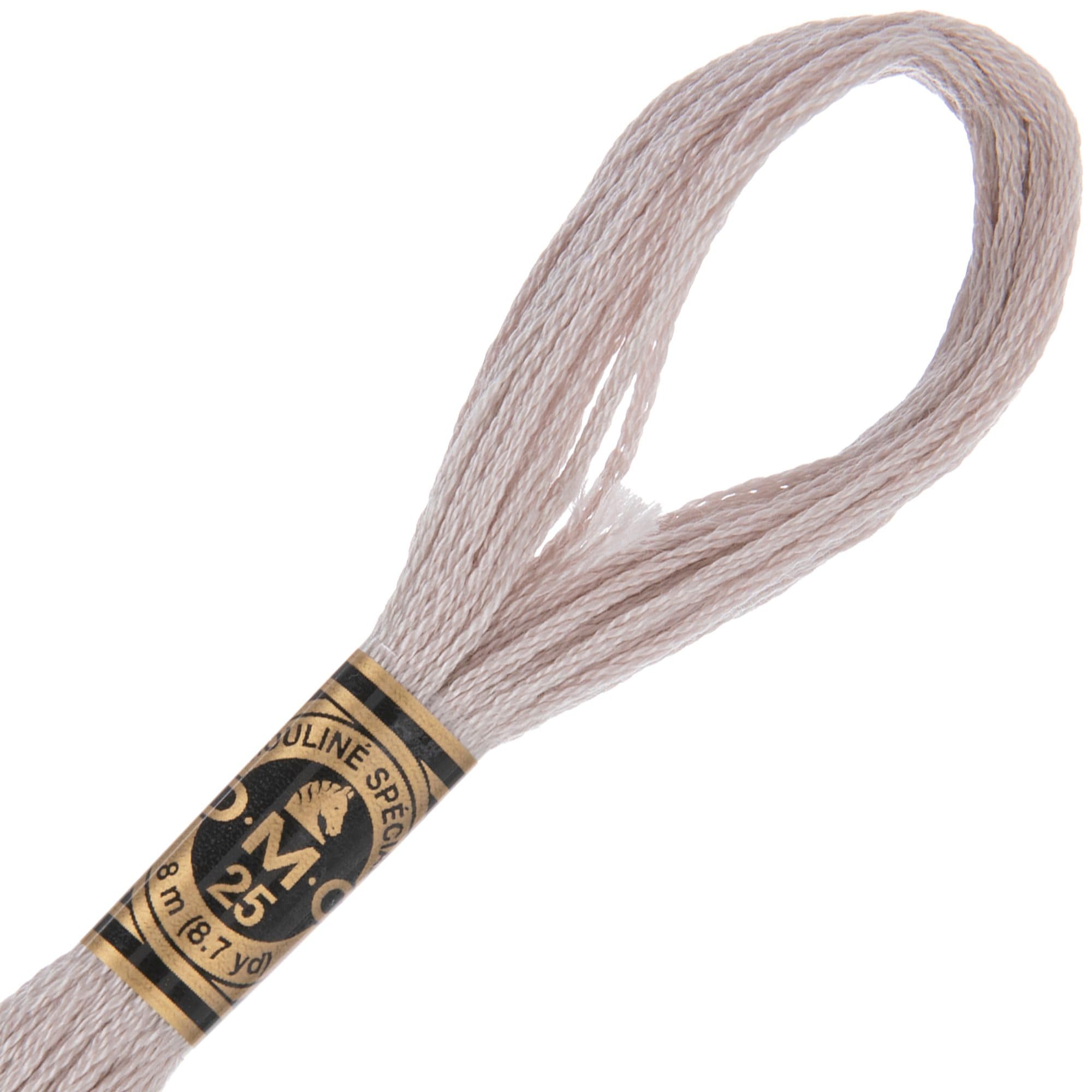 Hobby Lobby DMC Cotton Embroidery Floss - 453 Light Shell Gray, Set of 12