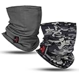 LANLFY FR Neck Gaiter Fire Resistant Face Mask for Emergency Prep, Wildfire Safety - Moisture-Wicking Cotton ASTM Certified