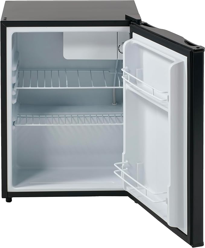 Avanti Mini Fridge Compact Refrigerator for Home Office or Dorm, Features Single Reversible Door Removable Shelves Automatic Defrost and Adjustable Temperature Control, 2.4-Cu.Ft, Black on Fridge.com