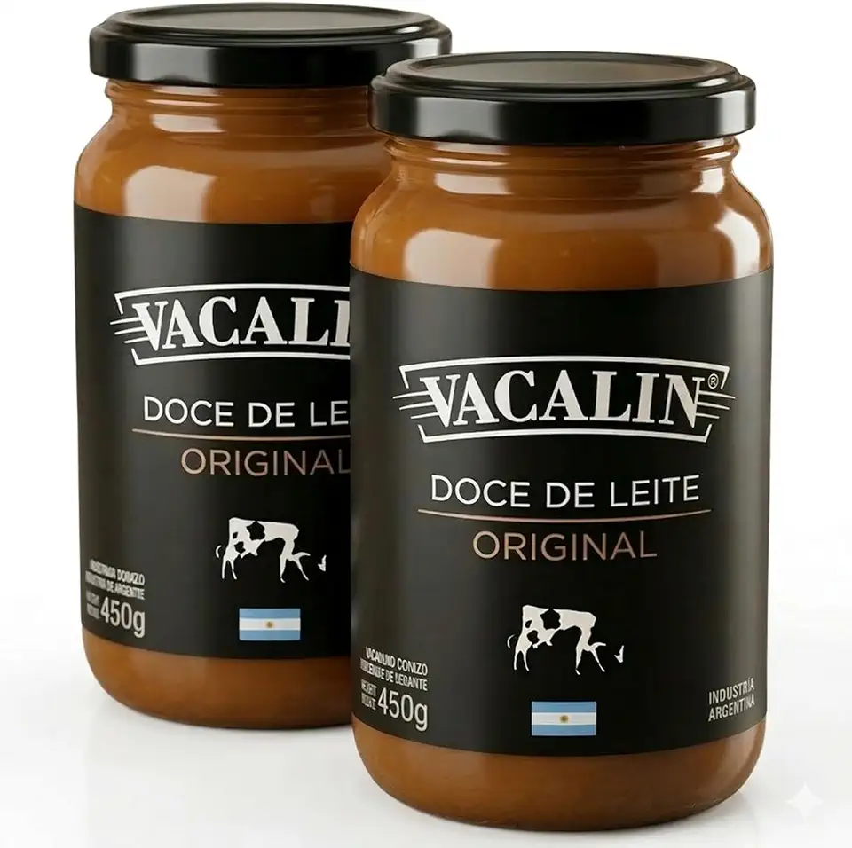 KIT 2X Doce de Leite Argentino Tradicional VACALIN - Dulce de Leche - 450g Cada