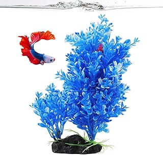 PINVNBY Artificial Aquarium Plant Decoration