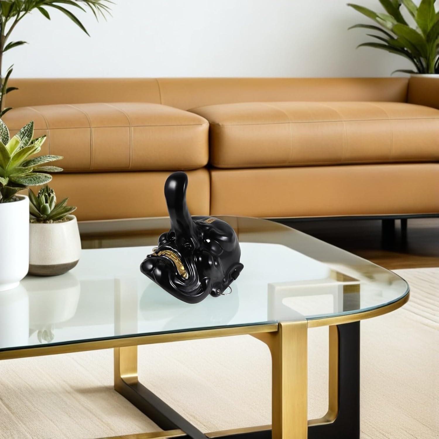 Garneck Authentic Japanese Tengu Mask Handcarved Kabuki Demon Face Cover for Cosplay Halloween Theater