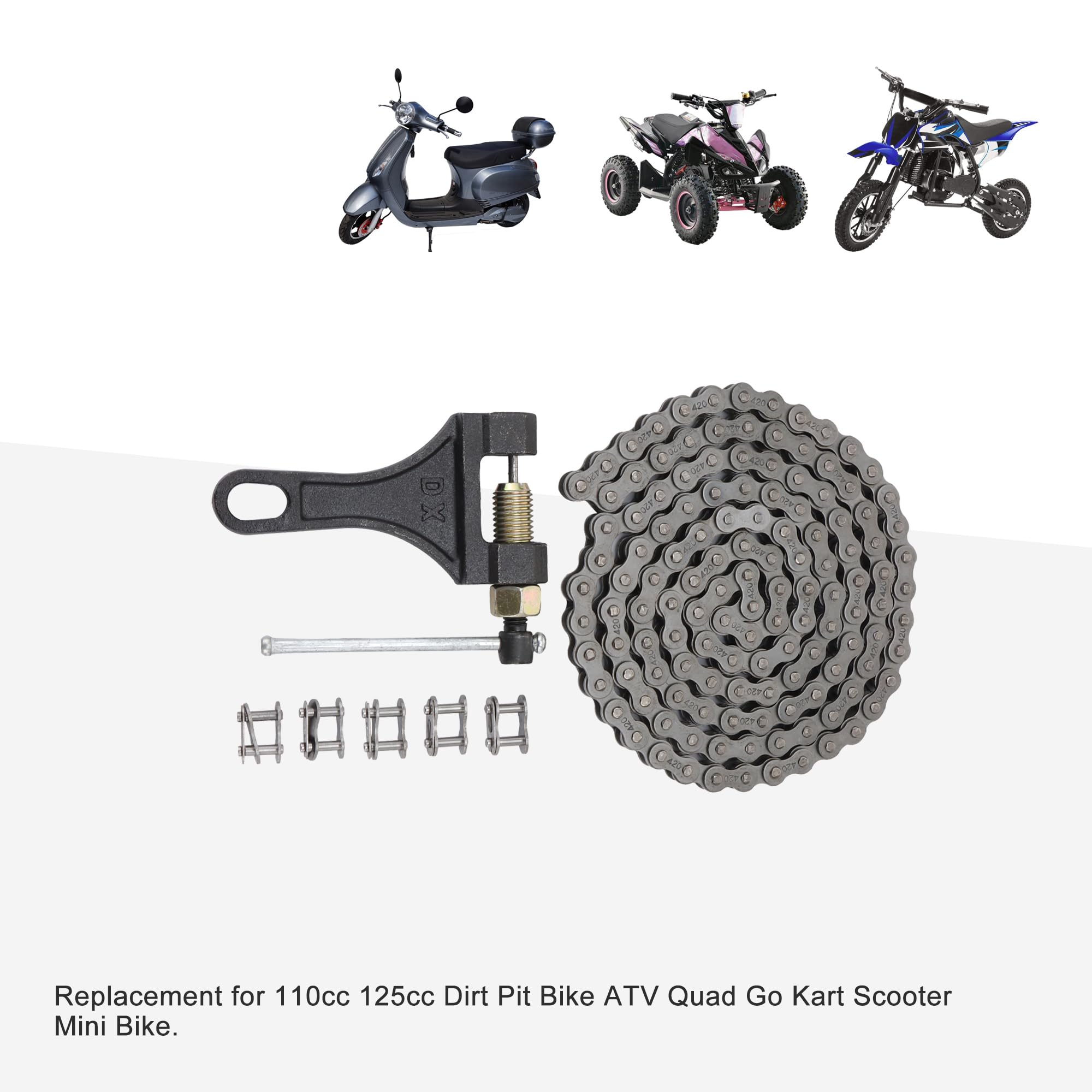 Outil De Démontage De Chaîne De Distribution 19mm – Pour ATV, Dirt Bike, Scooter 50cc à 250cc – En Acier Forgé Robuste - 6