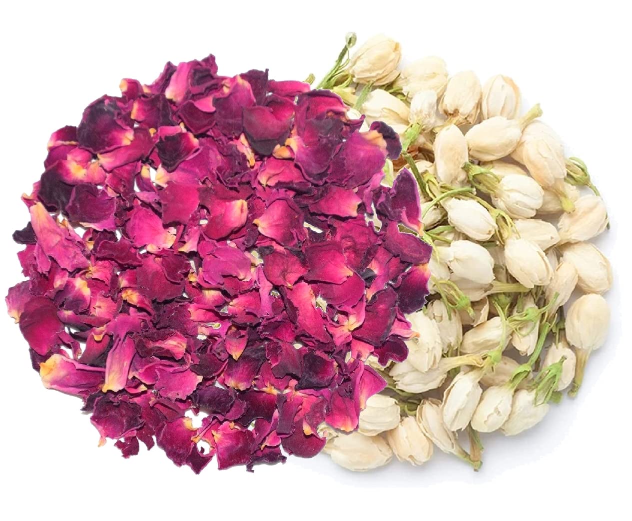 A D Food & Herbs Combo of Dried Jasmine/Rose Flower Petals Aromatic Edible for Homemade Lattes, Tea Blends, Bath Salts, Gifts, Crafts each pack (20 Gms) (B0B3HXYYZ1) Amazon Price History, Amazon Price Tracker