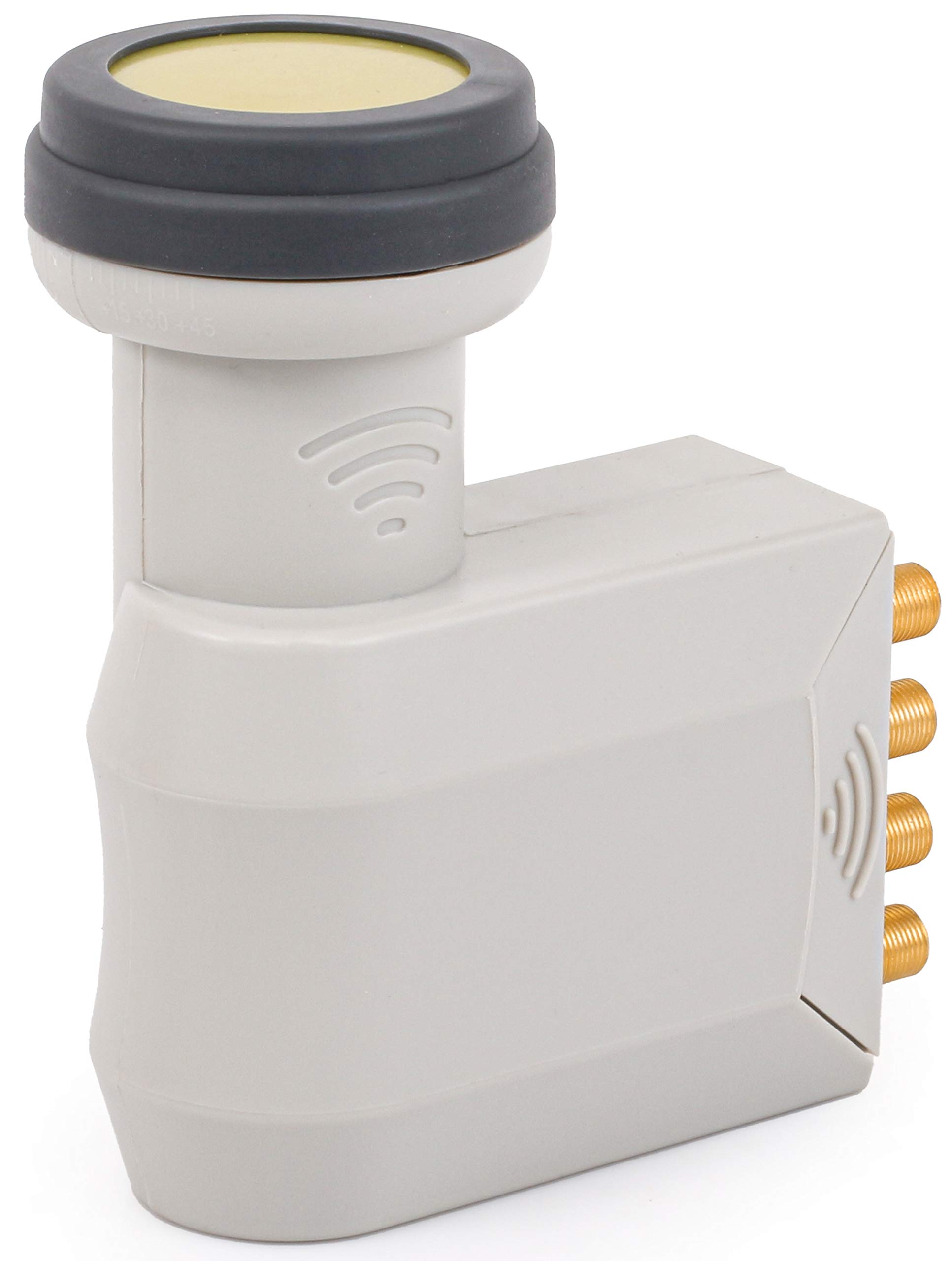 [Test 2xtrès bien*] AX Mimic Octo LNB Sun Protect (extrêmement froid et résistant à la chaleur -35 °C ~ 70 °C) avec filtre LTE, 8 participants, 0.1 dB, 8 ports, contacts plaqués or, avec protection