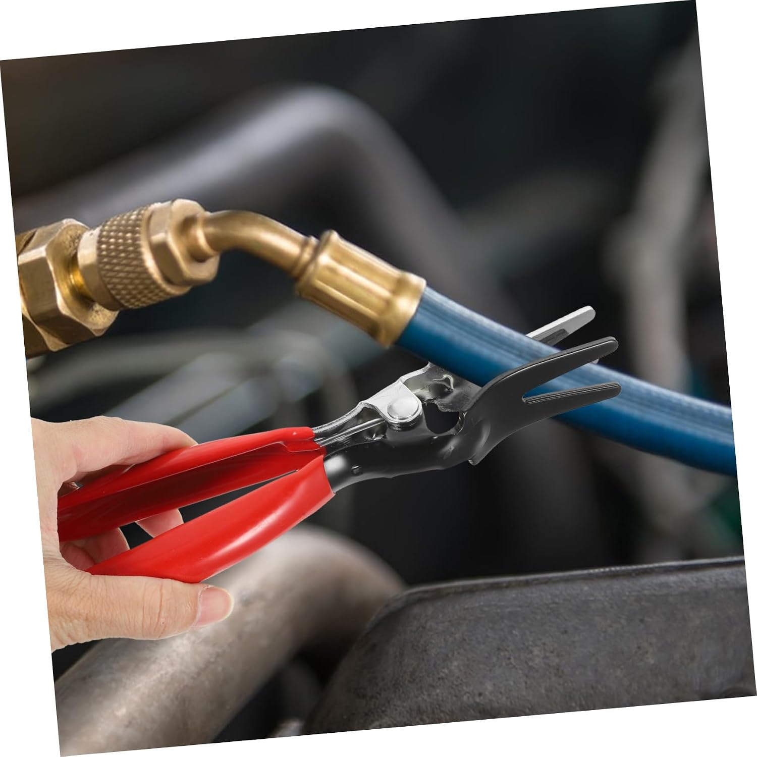 Fuel Line Pliers Car Vacuum Line Hose Remover Hose Removal Tool Panel Clip Removal Pliers Remover