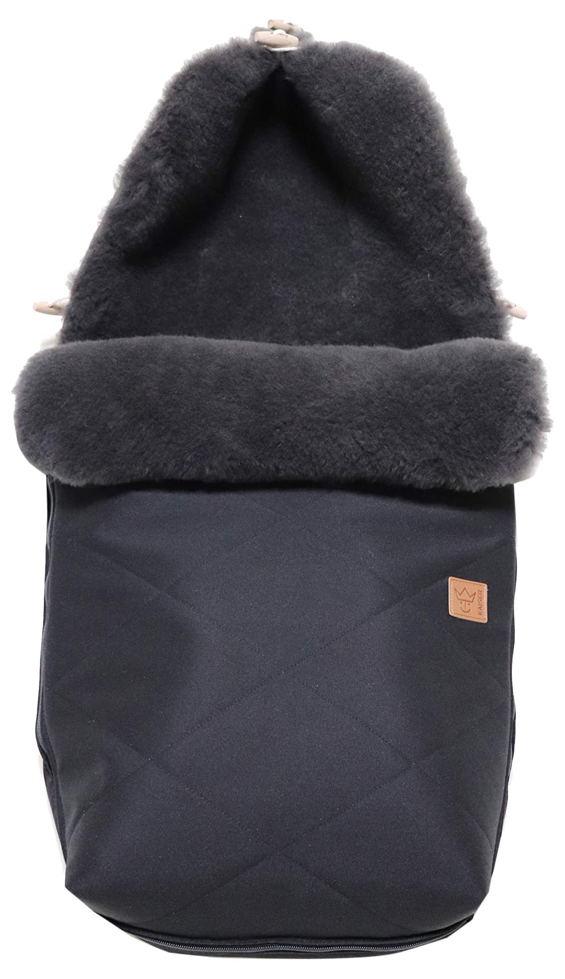 Kaiser Natura 6540725 Footmuff Graphite 1.1 kg Black