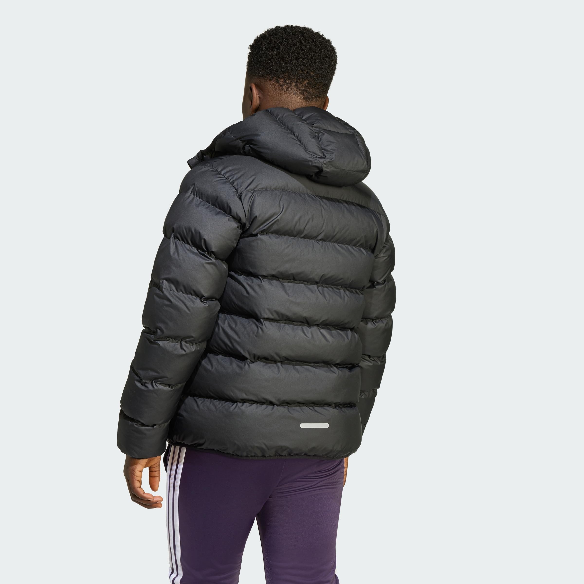 adidas Mixte enfant SYNTHETIC DOWN JACKET, Black/Black/White, 15-16 Years